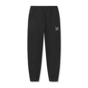 0655. Tech-Terry™ Oversized Sweats - Black "Emblem"