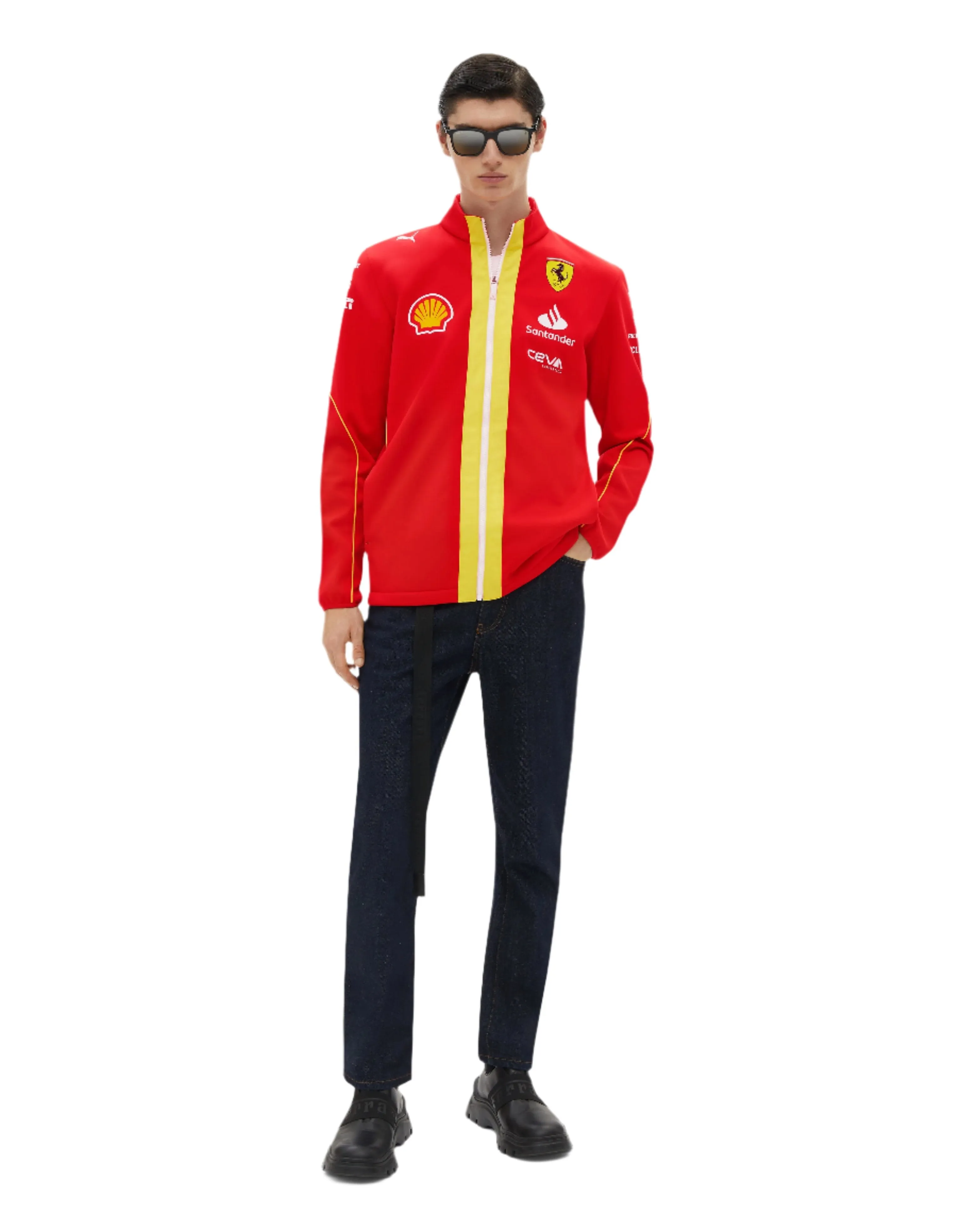 2024 Scuderia Ferrari F1™ Men's Team Softshell Jacket - Red