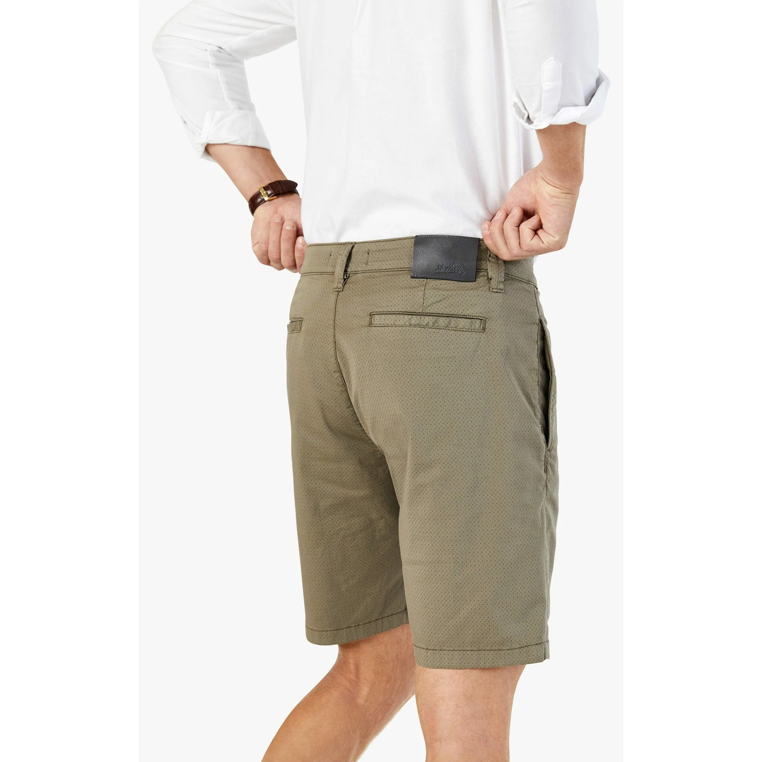 34 Heritage Arizona Dusty Olive Print Short
