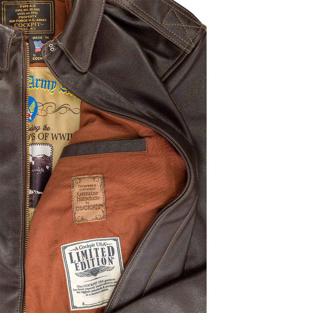 Aces and Eights™ Hand-Painted Flight Jacket Z21V029M