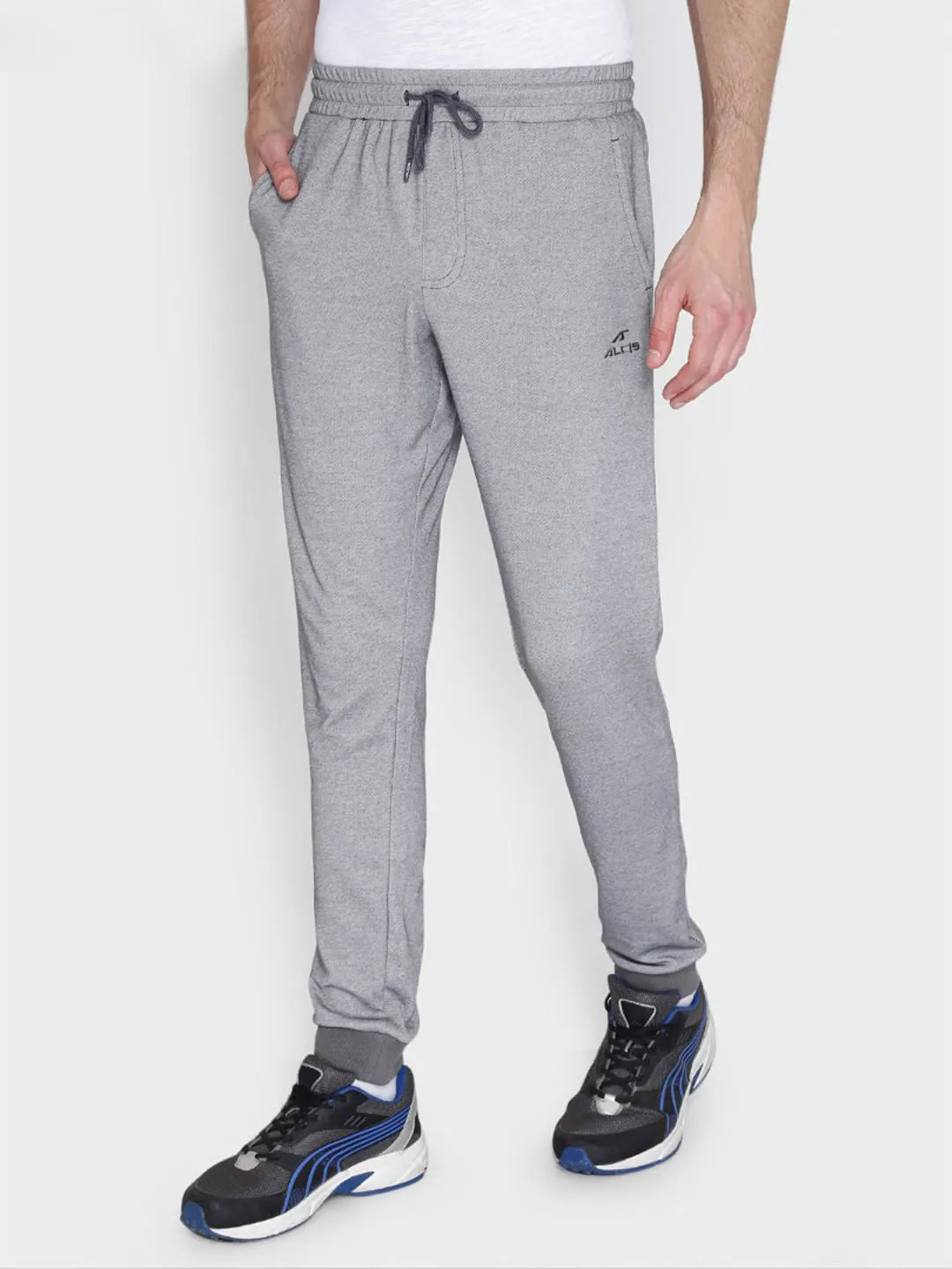 Alcis Mens Solid Grey Jogger MKP9582