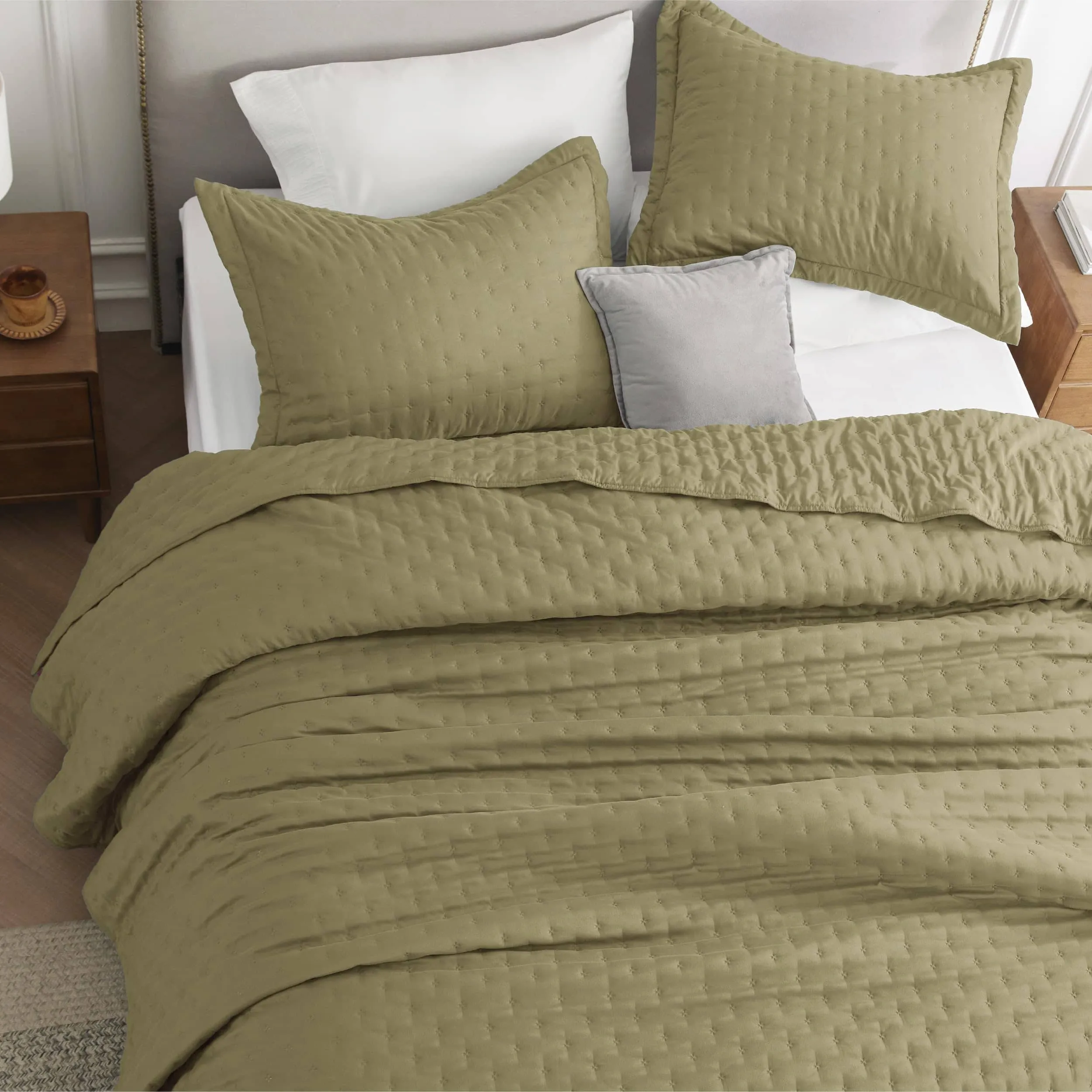 Bedsure Soft Ultrasonic Quilt Set