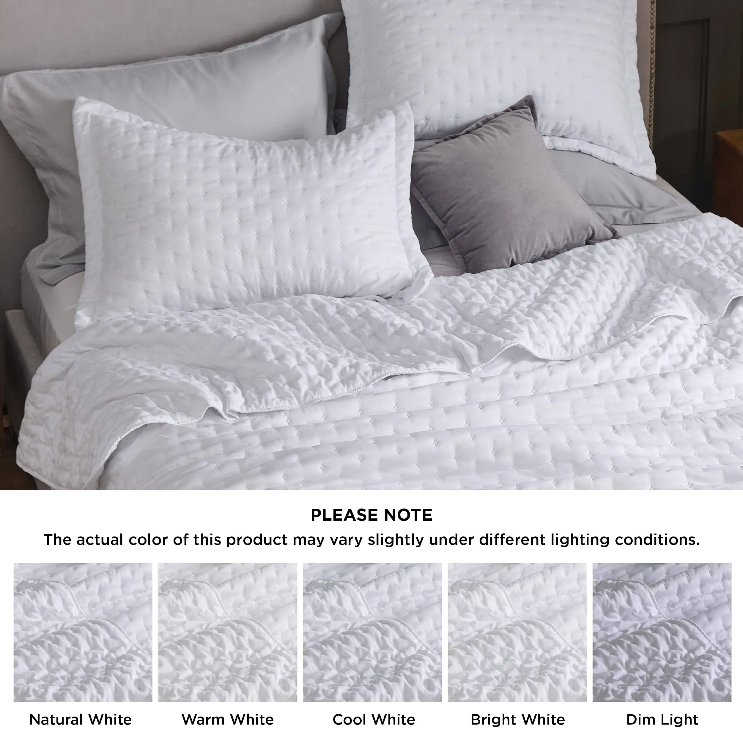 Bedsure Soft Ultrasonic Quilt Set