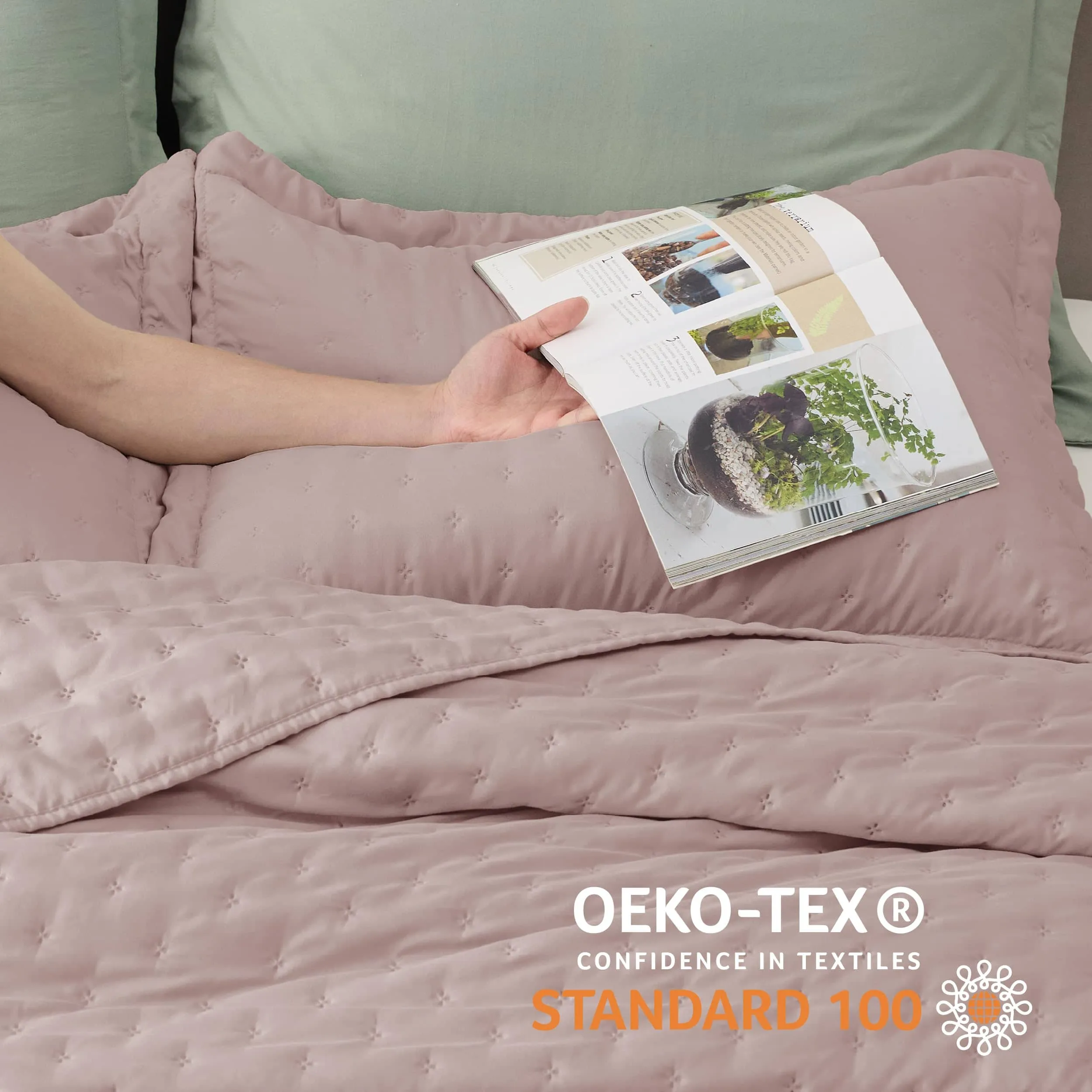 Bedsure Soft Ultrasonic Quilt Set