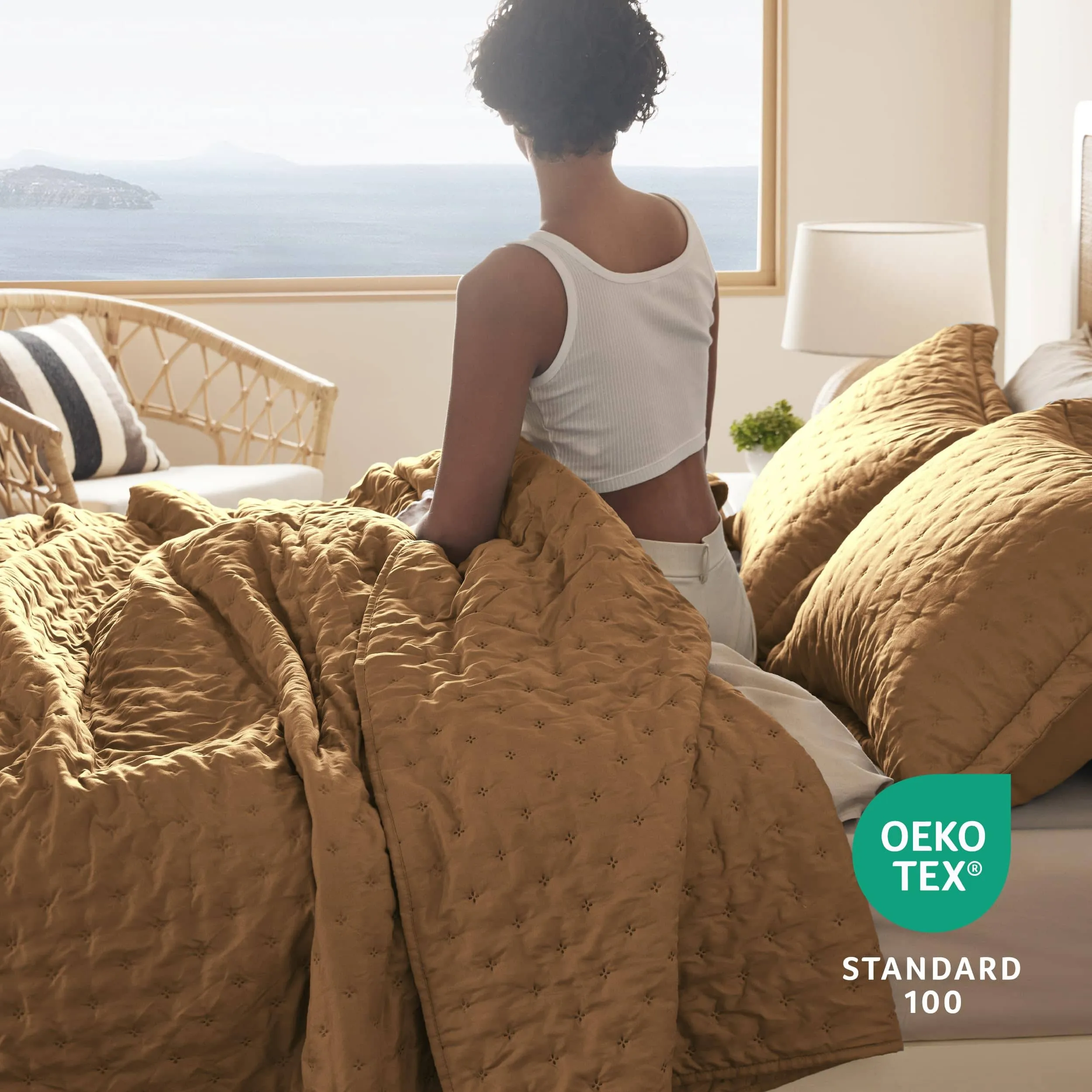 Bedsure Soft Ultrasonic Quilt Set