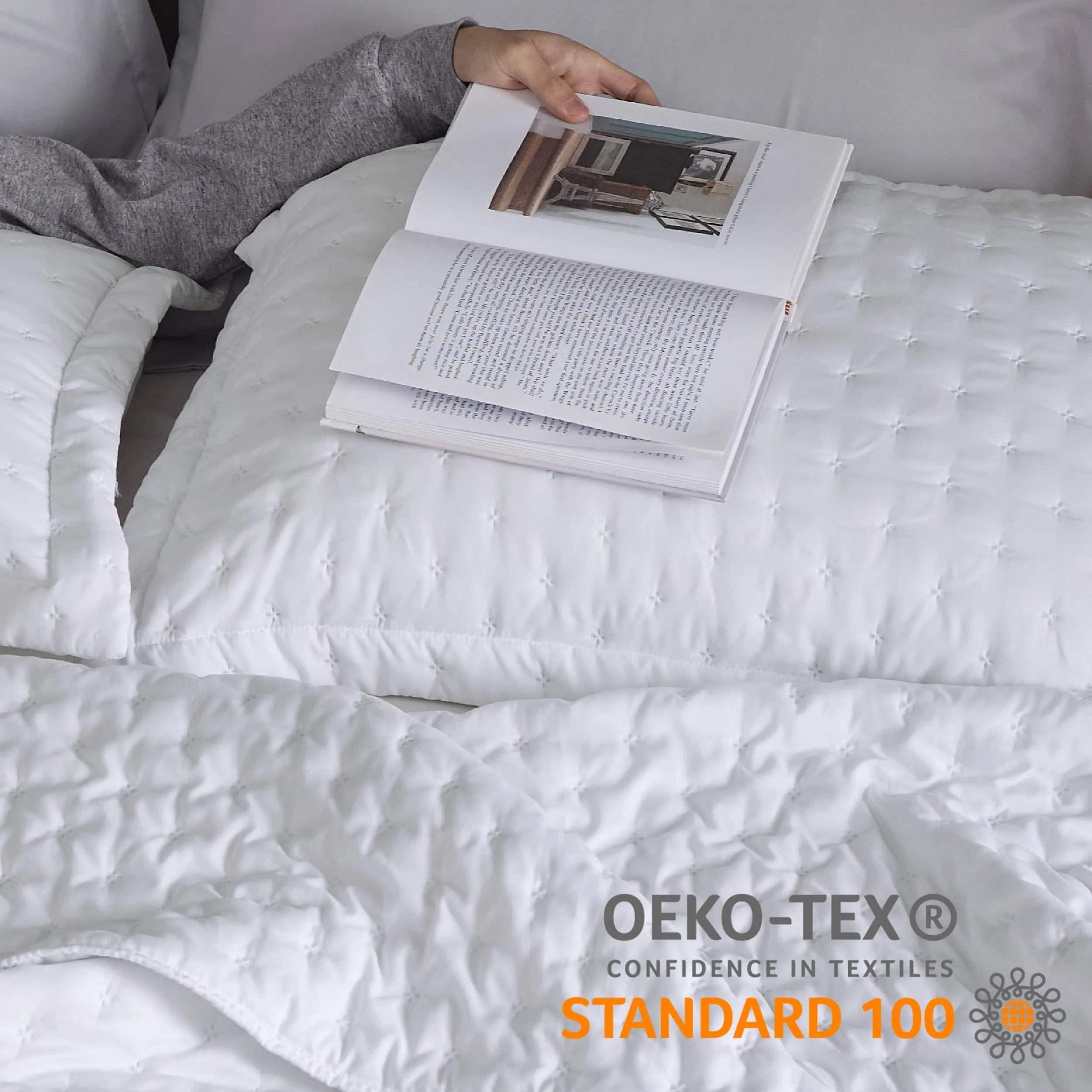 Bedsure Soft Ultrasonic Quilt Set
