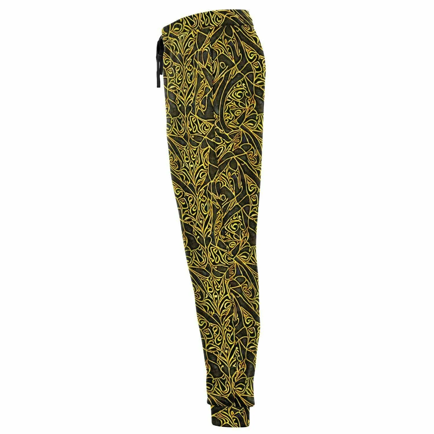 Black and Gold Athletic Jogger