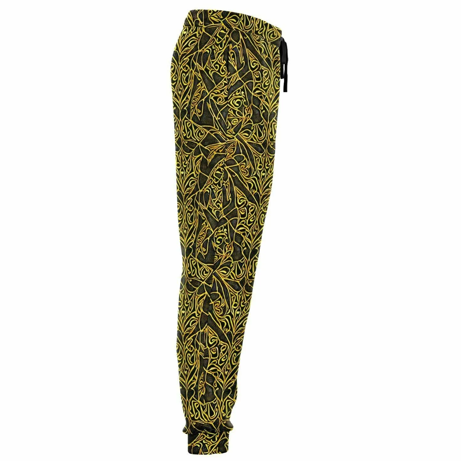 Black and Gold Athletic Jogger