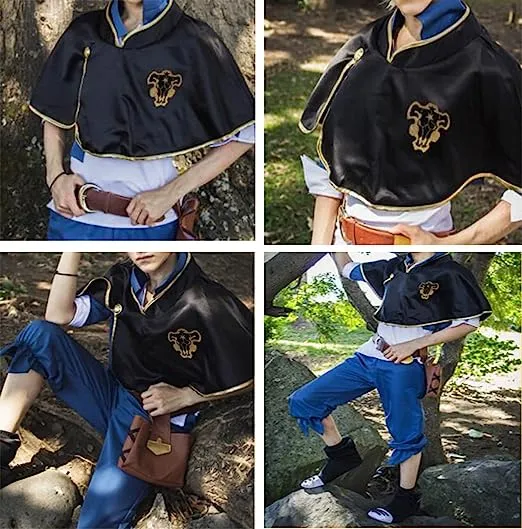 Black Clover Antler |Cloak Hooded With Headband For Men |