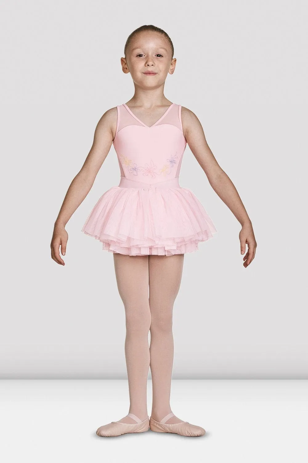 Bloch M1080C Girls Mirella Mesh Bodice Tank Tutu Leotard