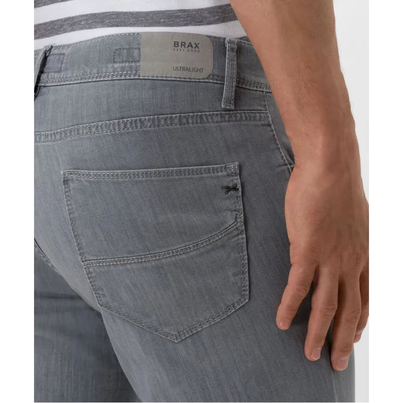 Brax Ultralight Summer Jeans Cadiz Straight Fit - Silver Sea 84-6127