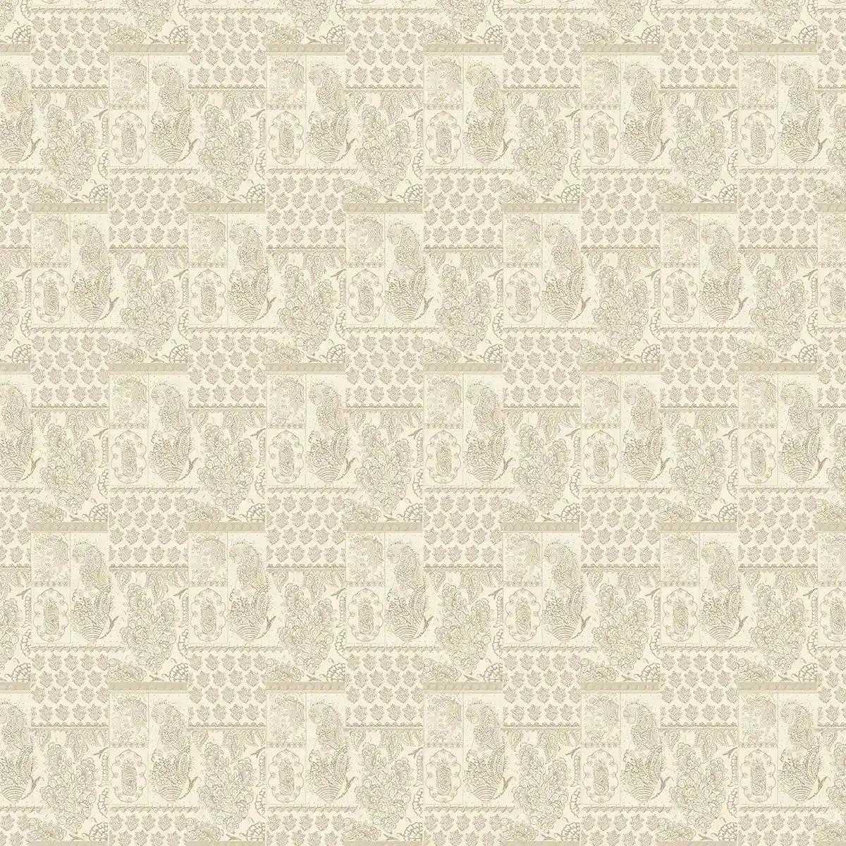 Chhaya Block Print Wallpaper design for Rooms beige