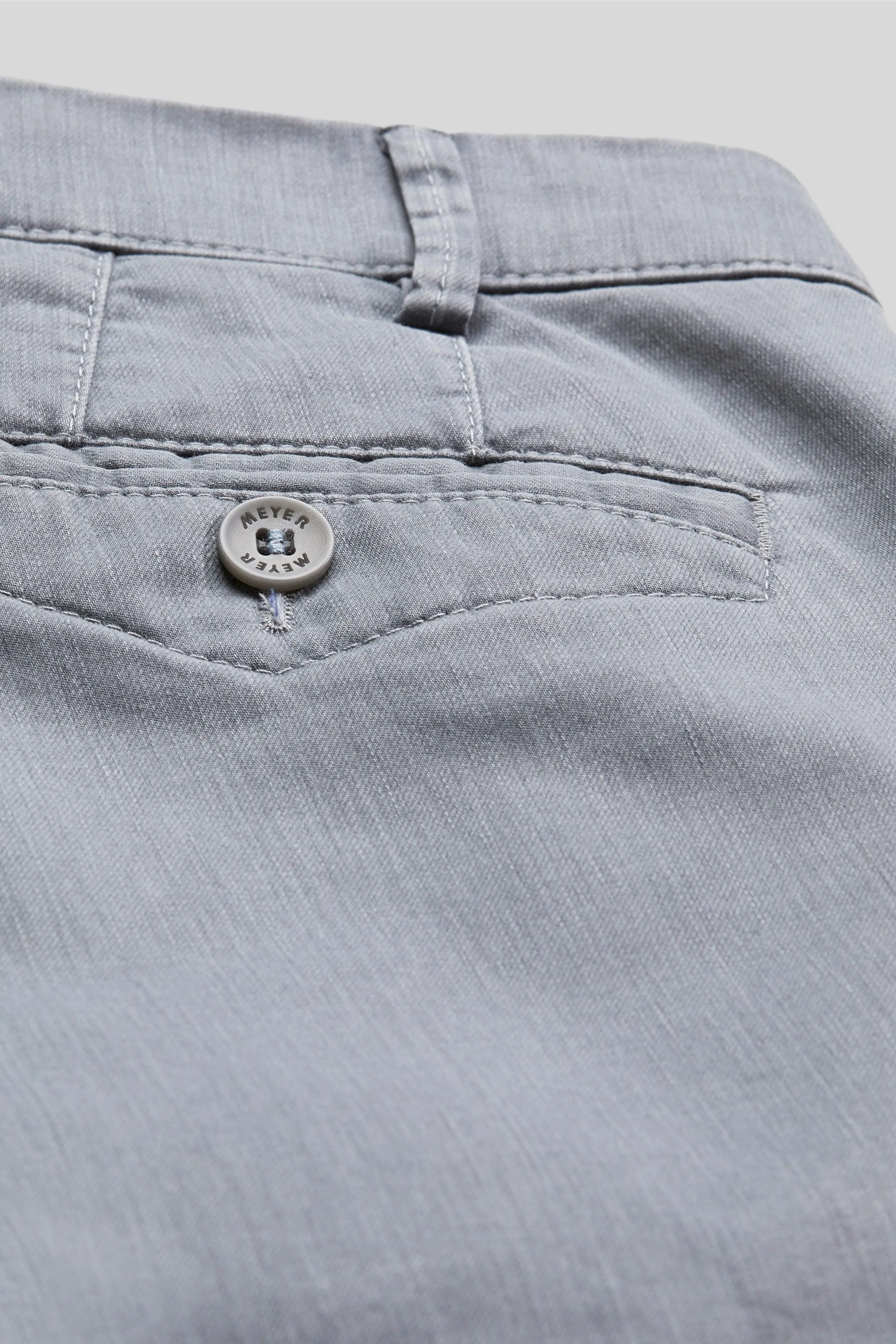 Chicago Cotton Stretch Chinos - Light Grey