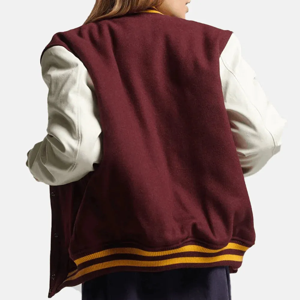 City Pulse Varsity Bomber Jacket Women's