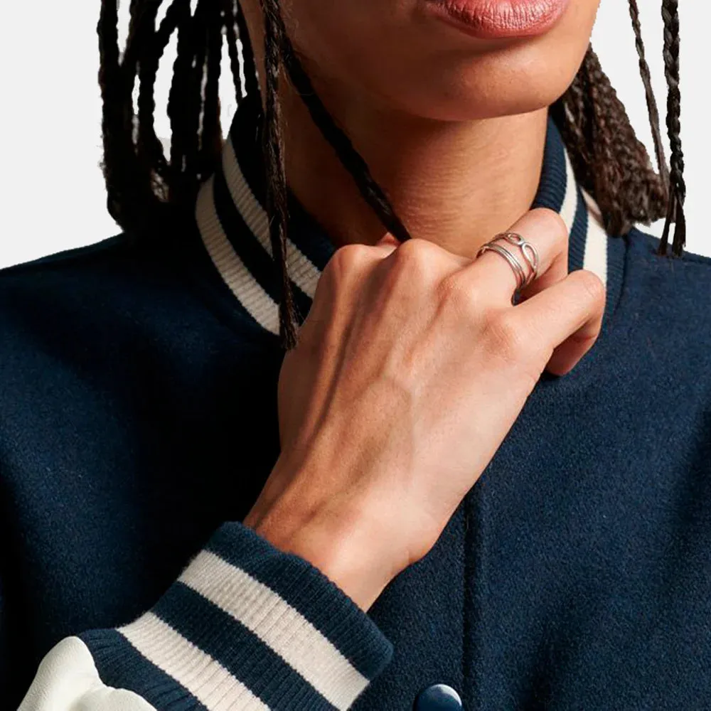 City Pulse Varsity Bomber Jacket Women's