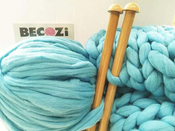 DIY Knitting Kit, Blanket 40x50 in