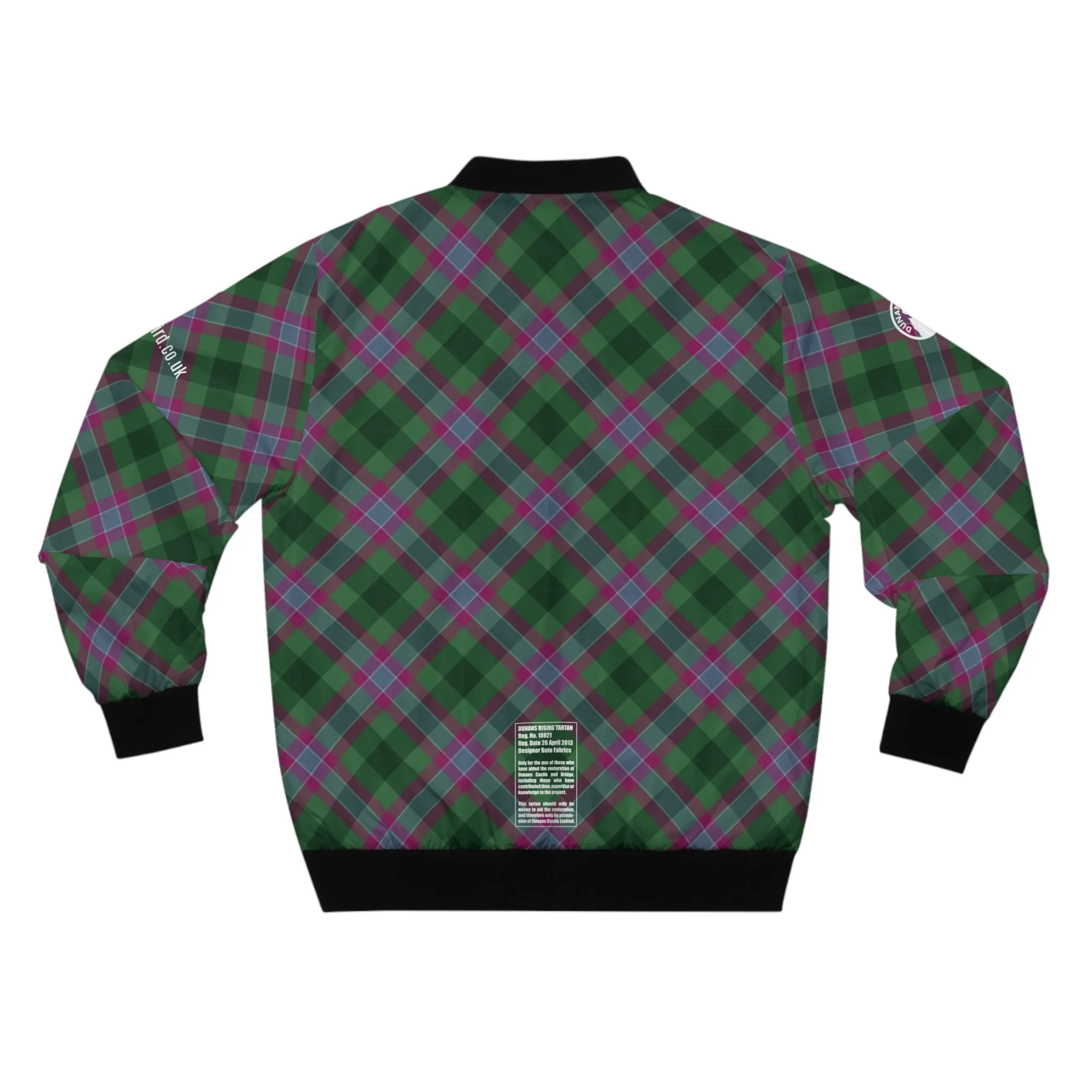 Dunans Rising Tartan Men's Bomber Jacket