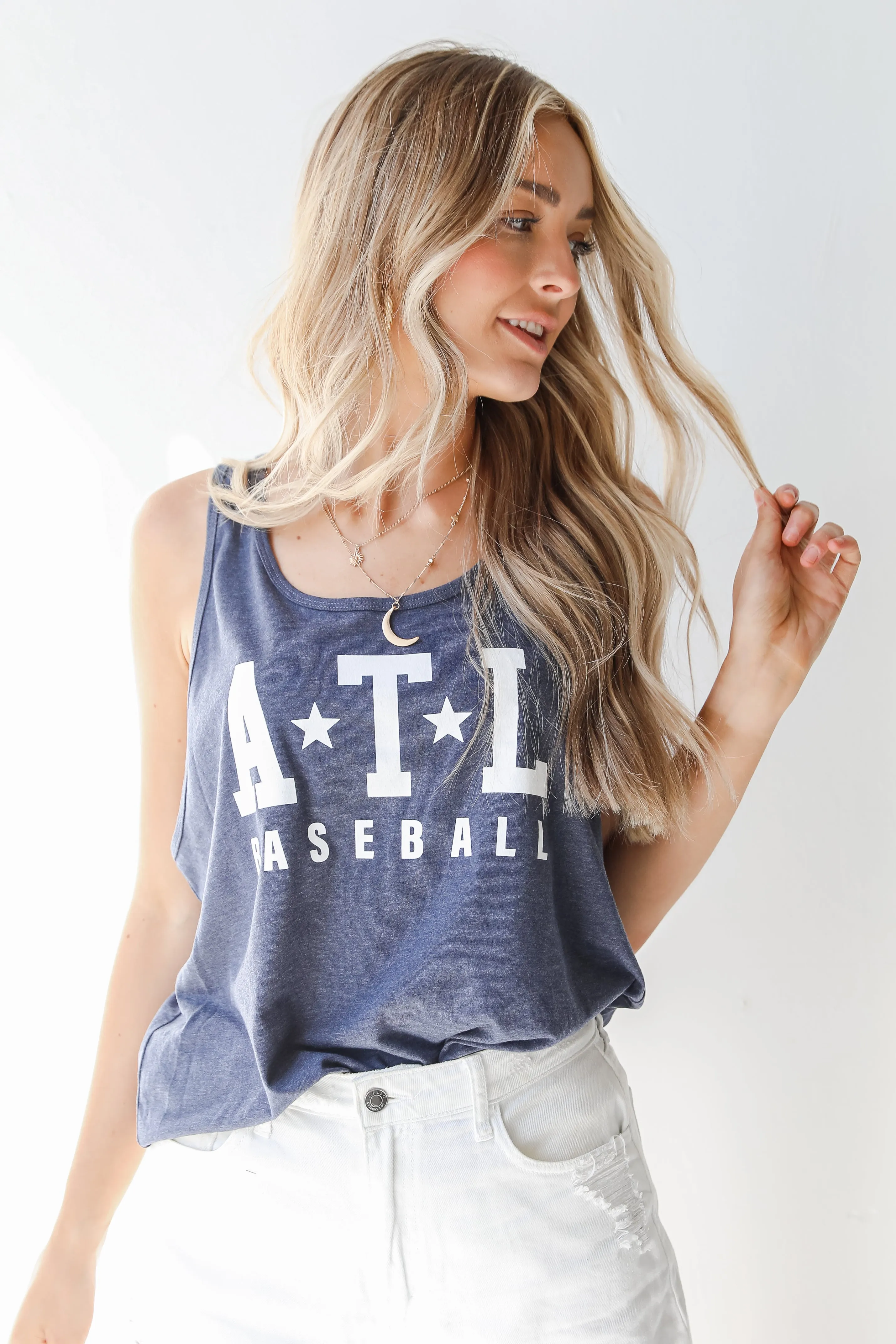 FINAL SALE - ATL Star Baseball Graphic Tank