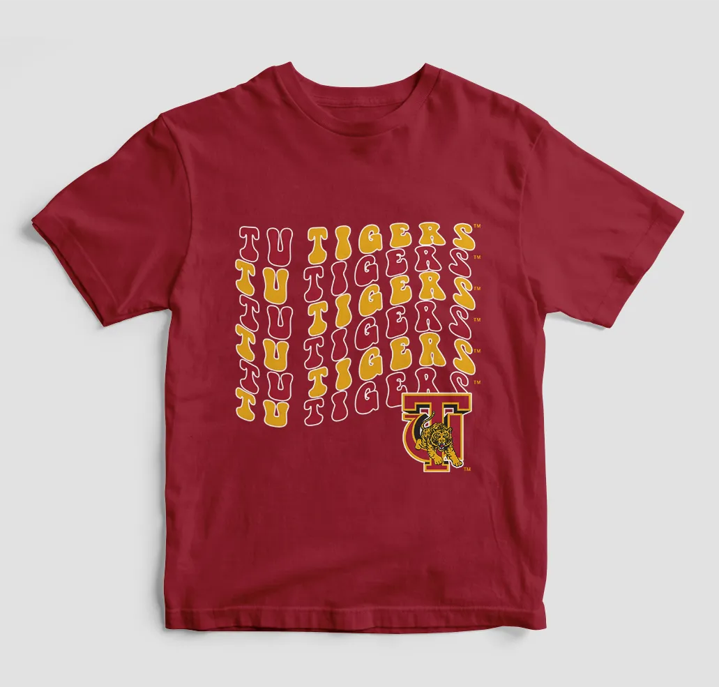 Groovy Tuskegee Tigers T-Shirt (Various Colors)
