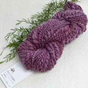 Handspun Chunky Tasmanian Merino Yarn in Dusty Mushroom 13322