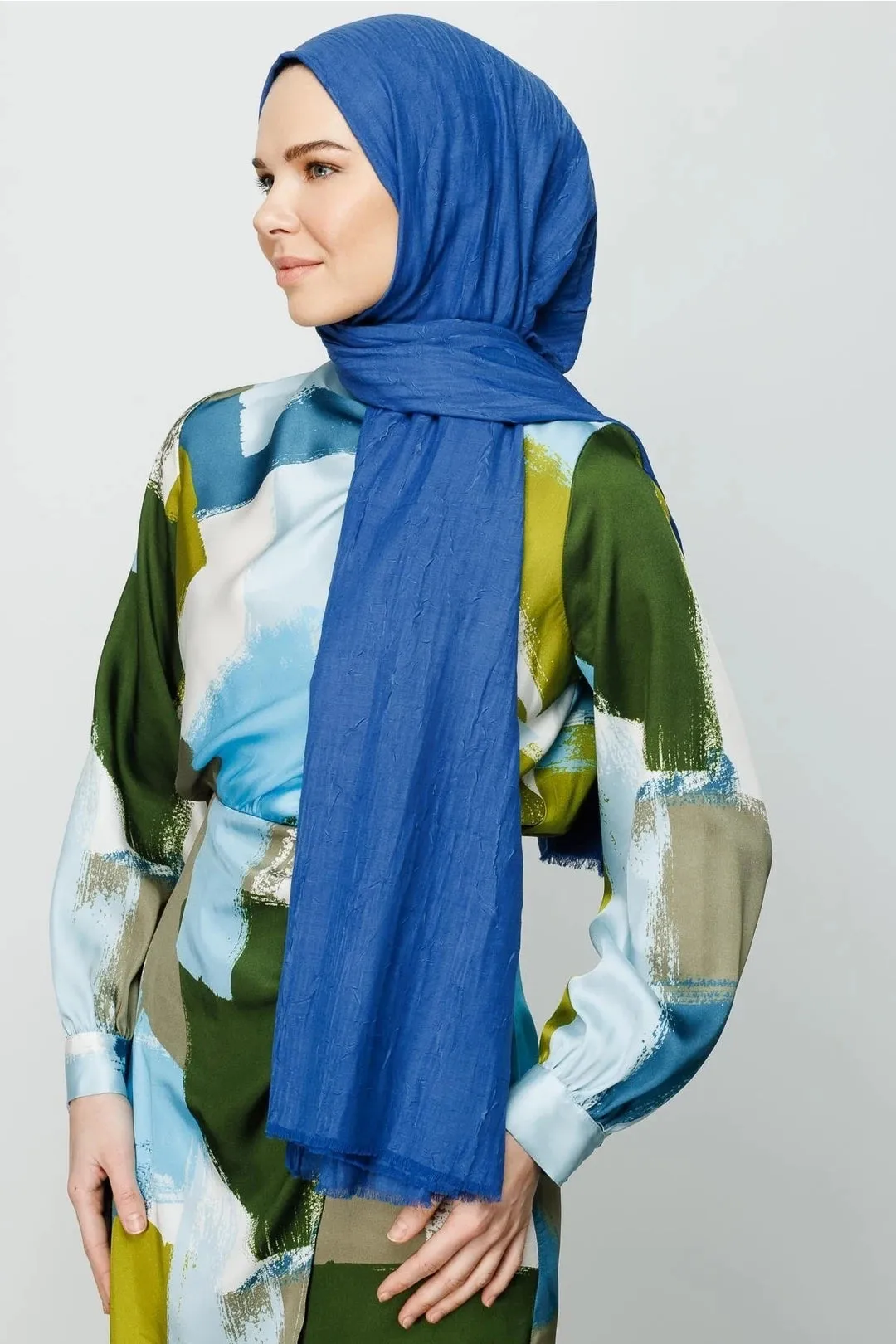 Indigo Bamboo Hijab