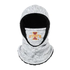Iowa State Cyclones NCAA Heather Grey Big Logo Hooded Gaiter