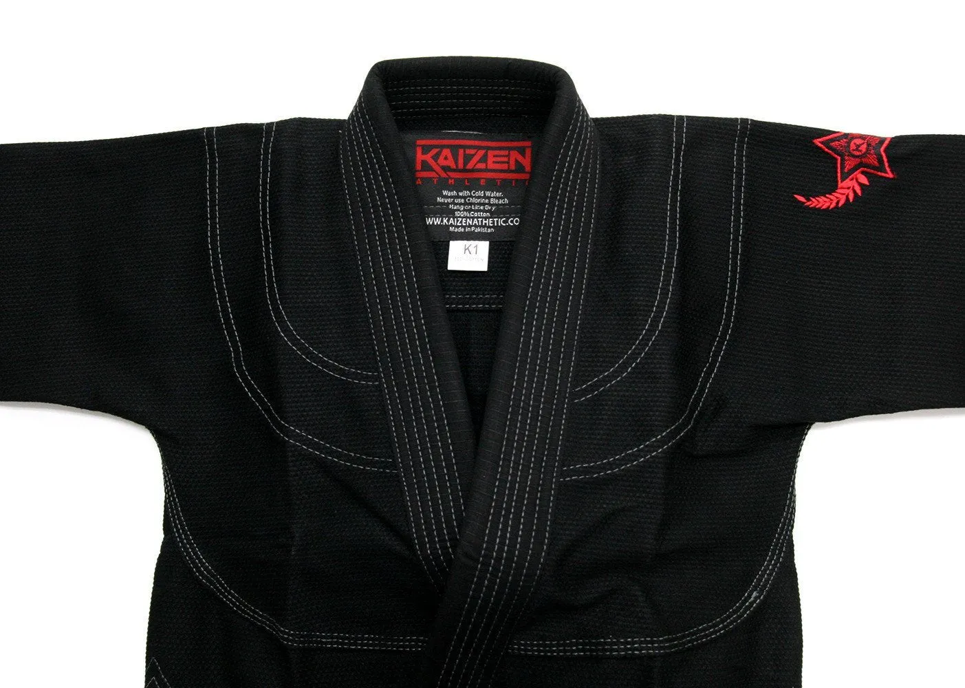Kids BJJ Kimono Black by Kaizen Athletic (K000 ONLY)