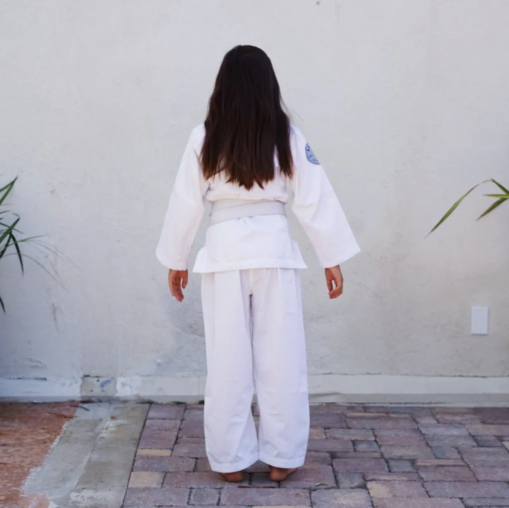 KIDS Kaizen Athletic Journey Jiu Jitsu Kimono - WHITE (K000 only)