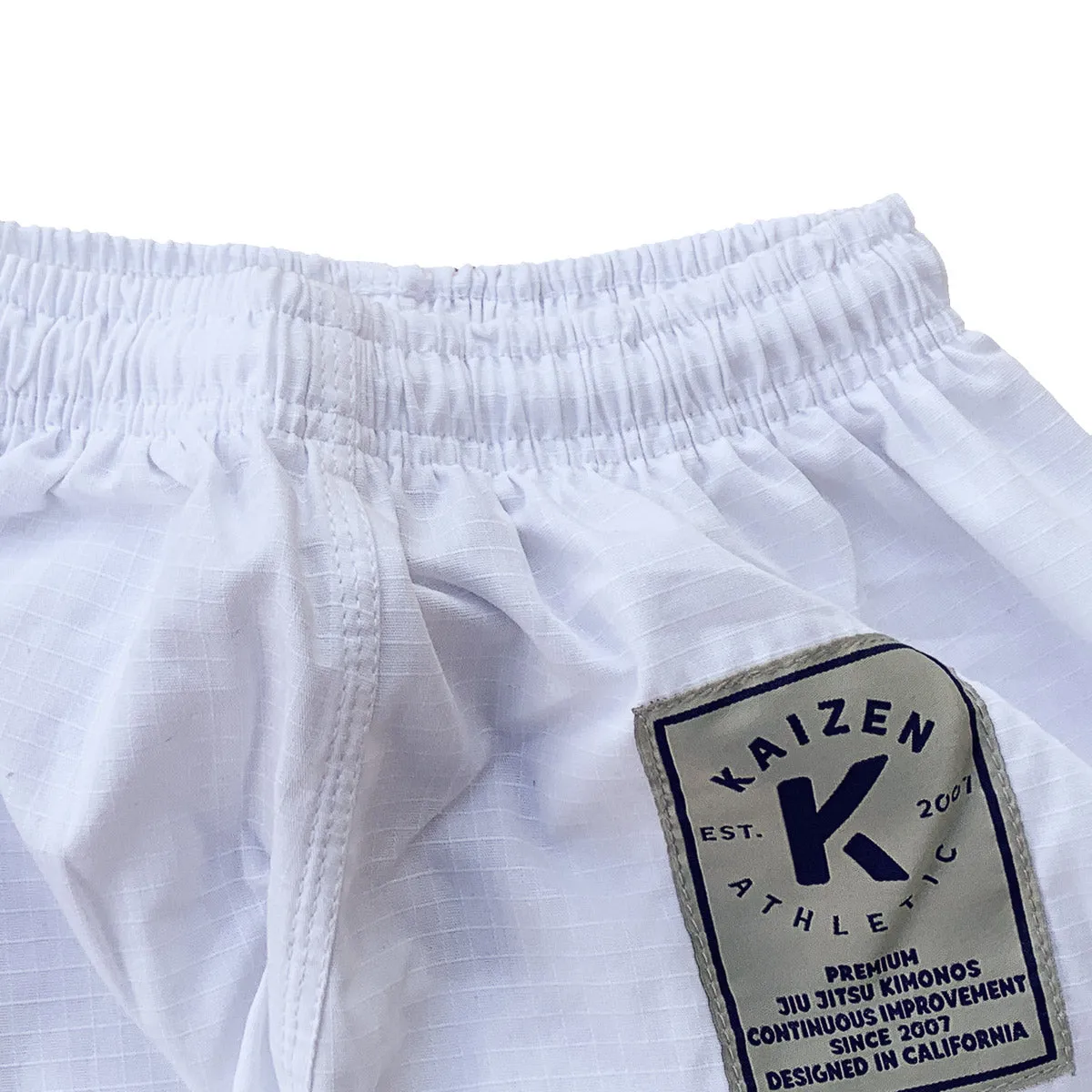 KIDS Kaizen Athletic Journey Jiu Jitsu Kimono - WHITE (K000 only)