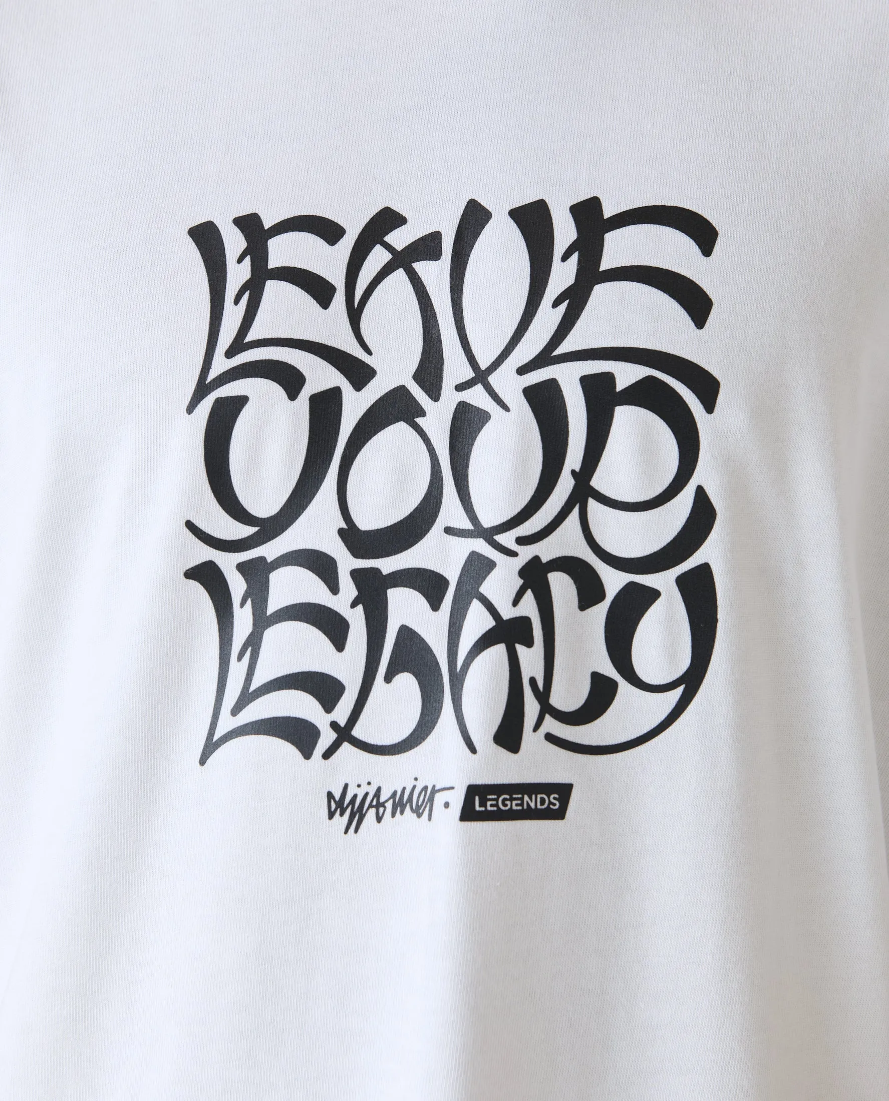 Leave Your Legacy Fairfax Oversized Tee White