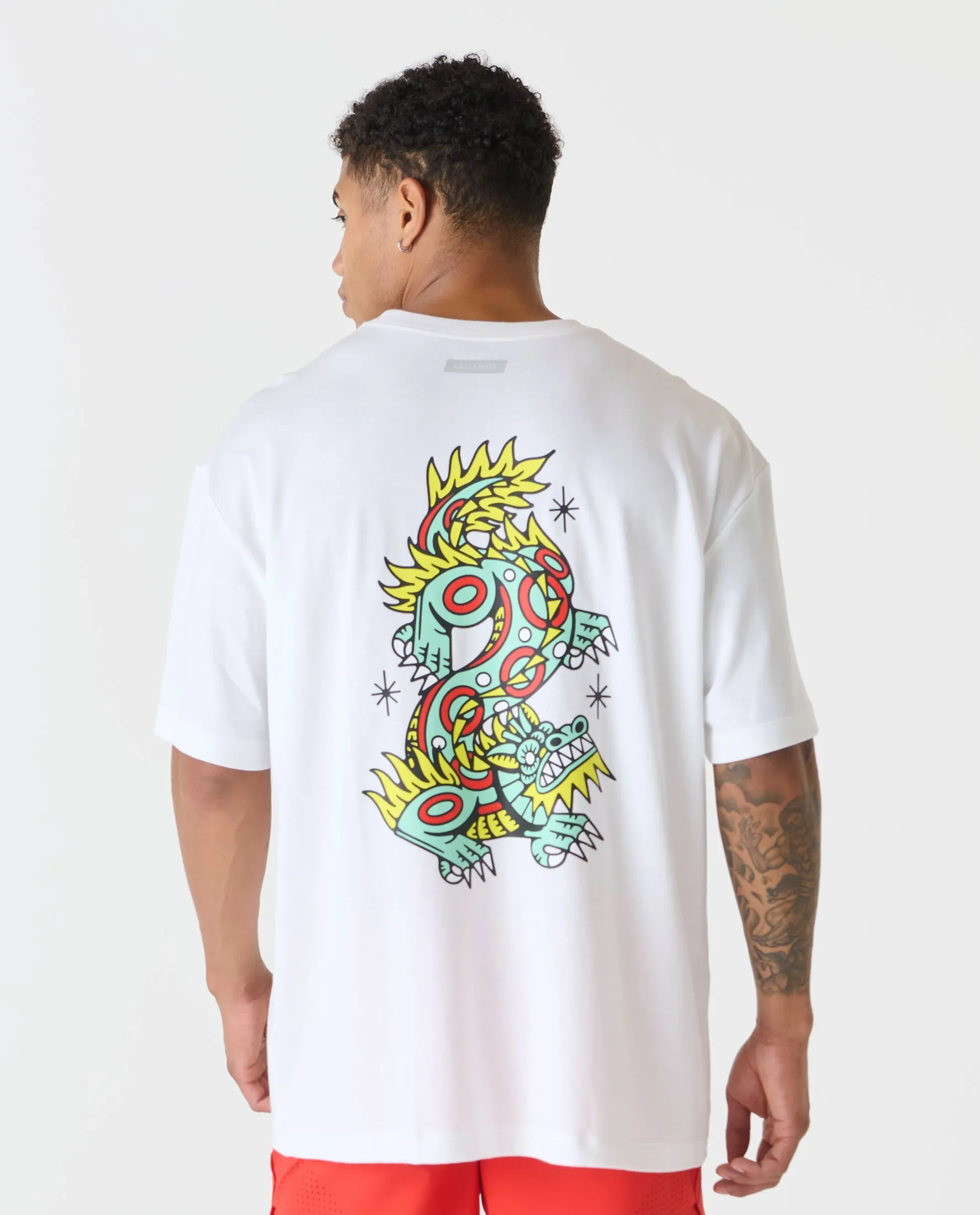 Leave Your Legacy Fairfax Oversized Tee White
