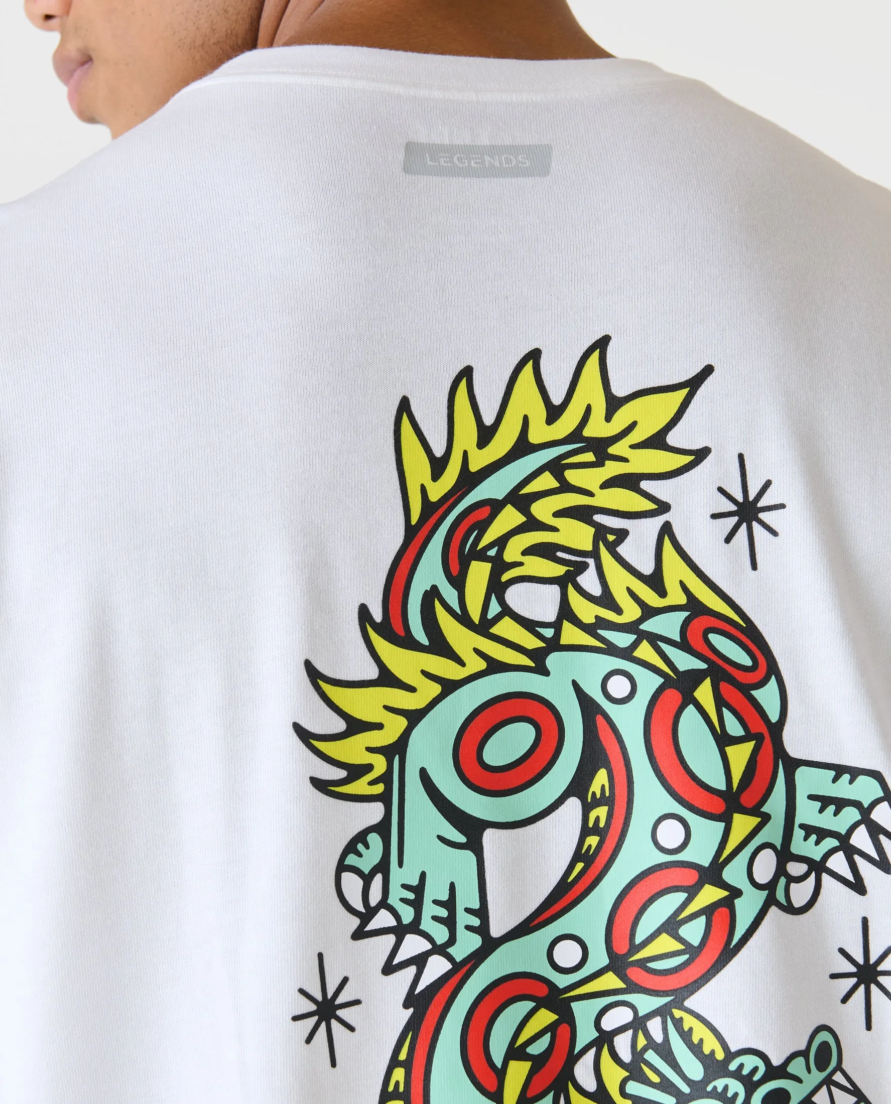 Leave Your Legacy Fairfax Oversized Tee White
