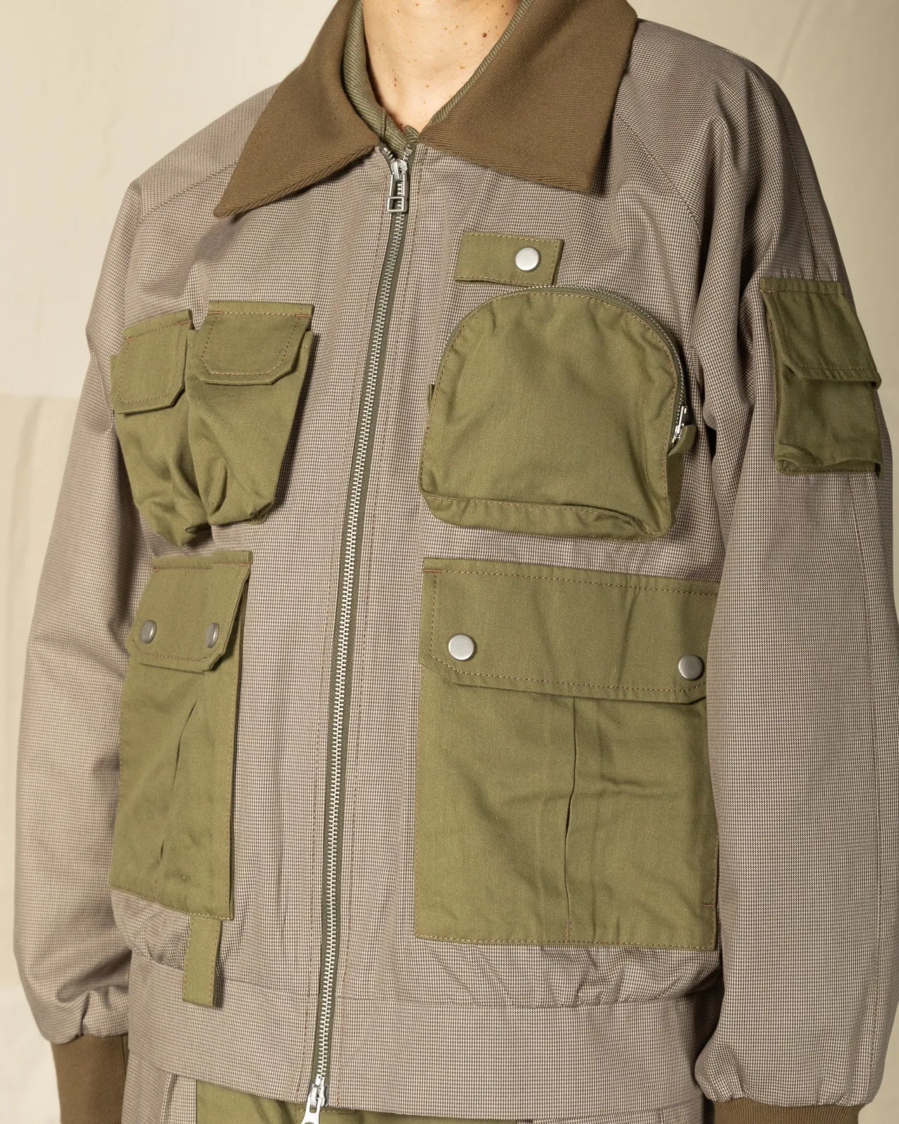Mechanical Jacket - Brown/Green