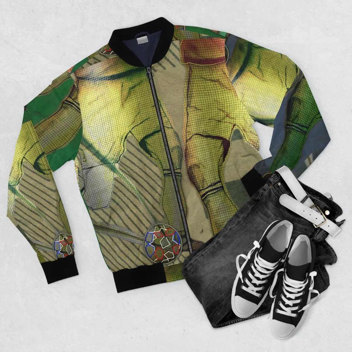 Men's AOP Bomber Jacket FOOTBALL