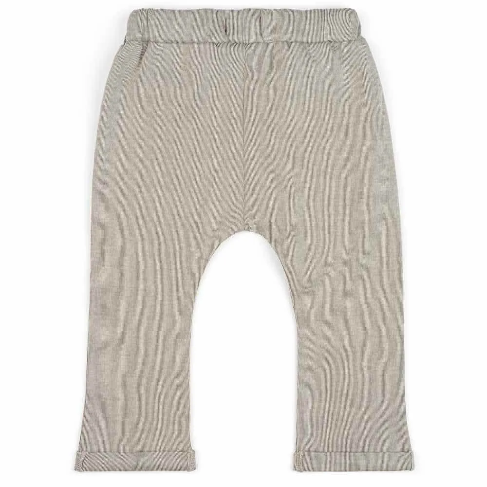 Milkbarn Jogger Pants Grey Pinstripe
