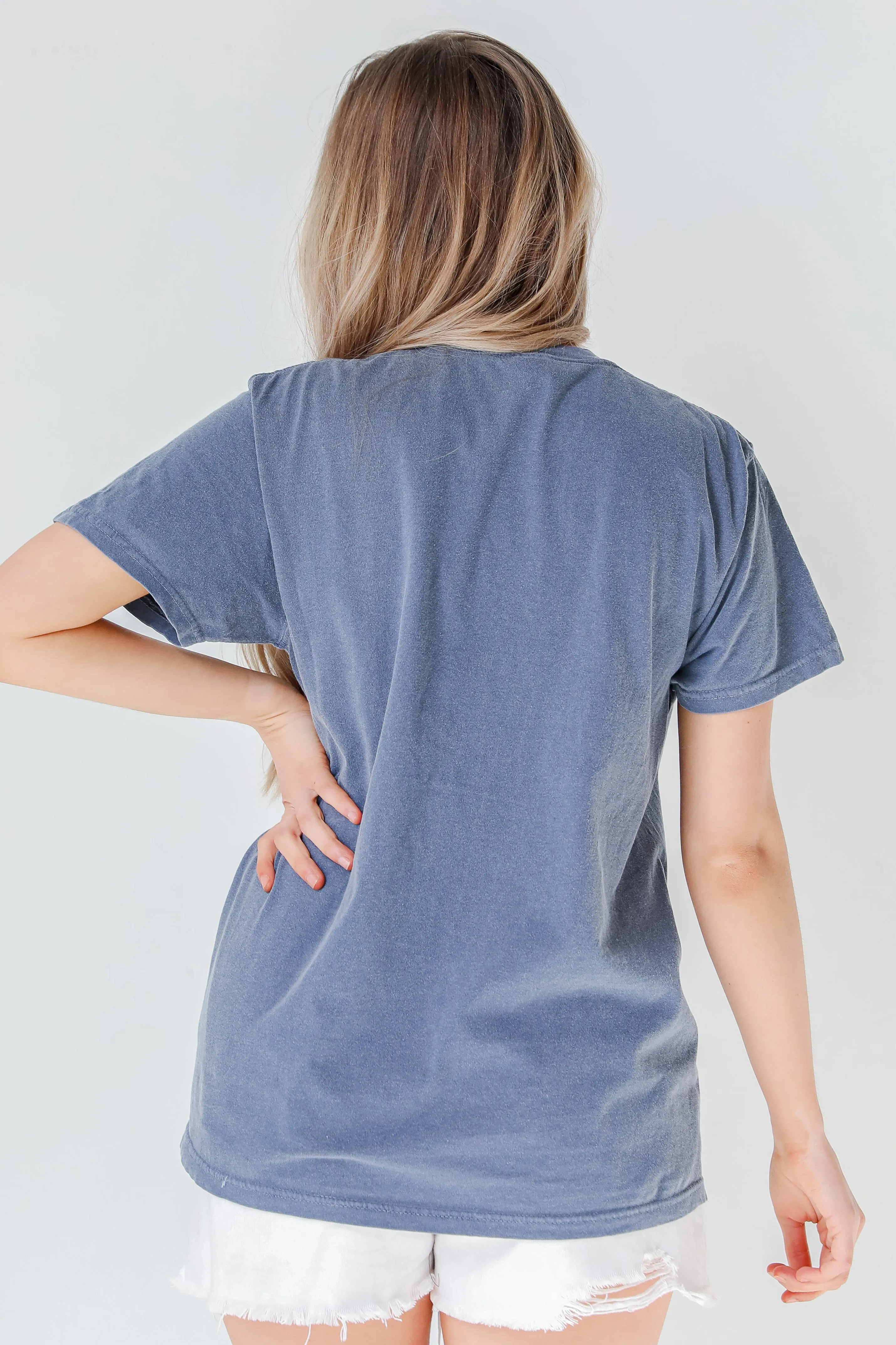 Navy Atlanta Baseball Tee