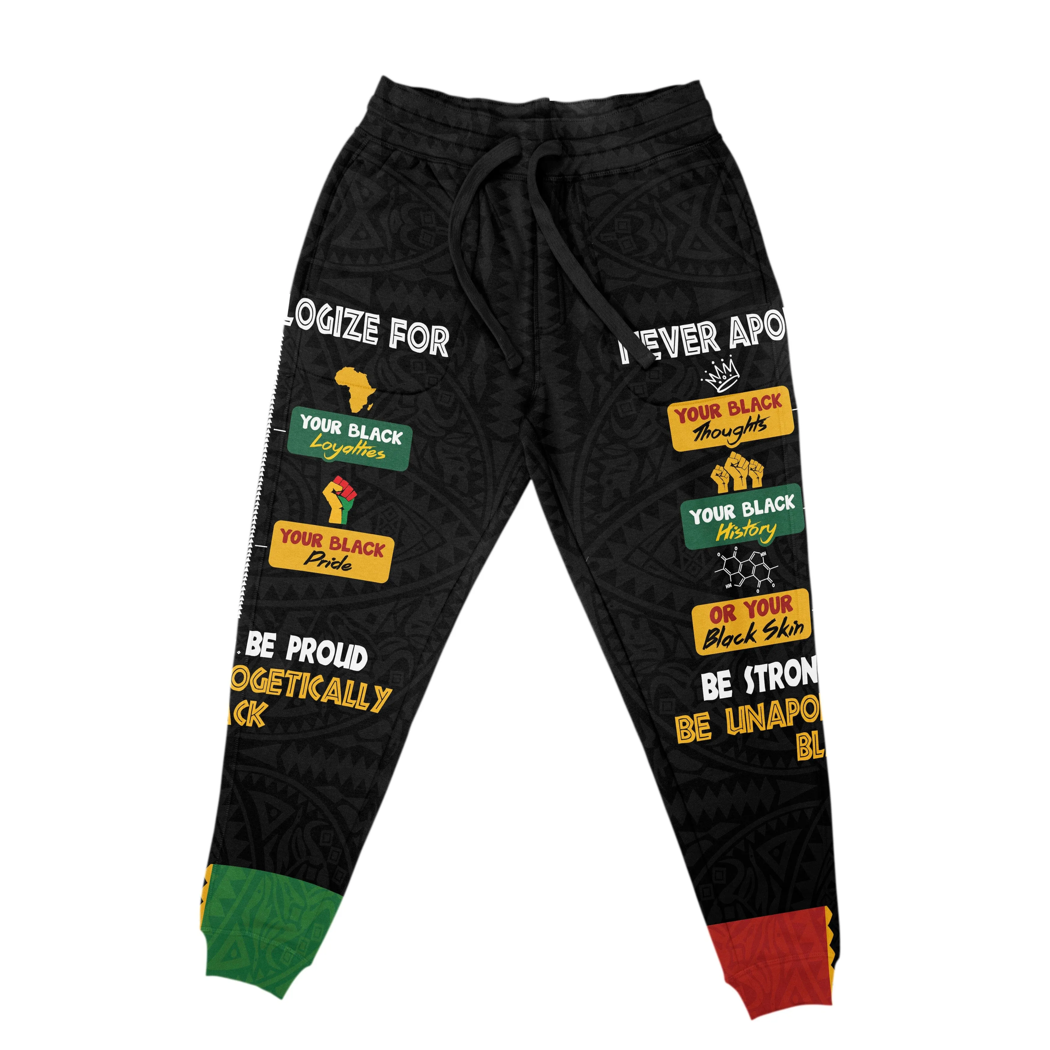 Never Apologize For Your Pride All-over Hoodie And Joggers Set