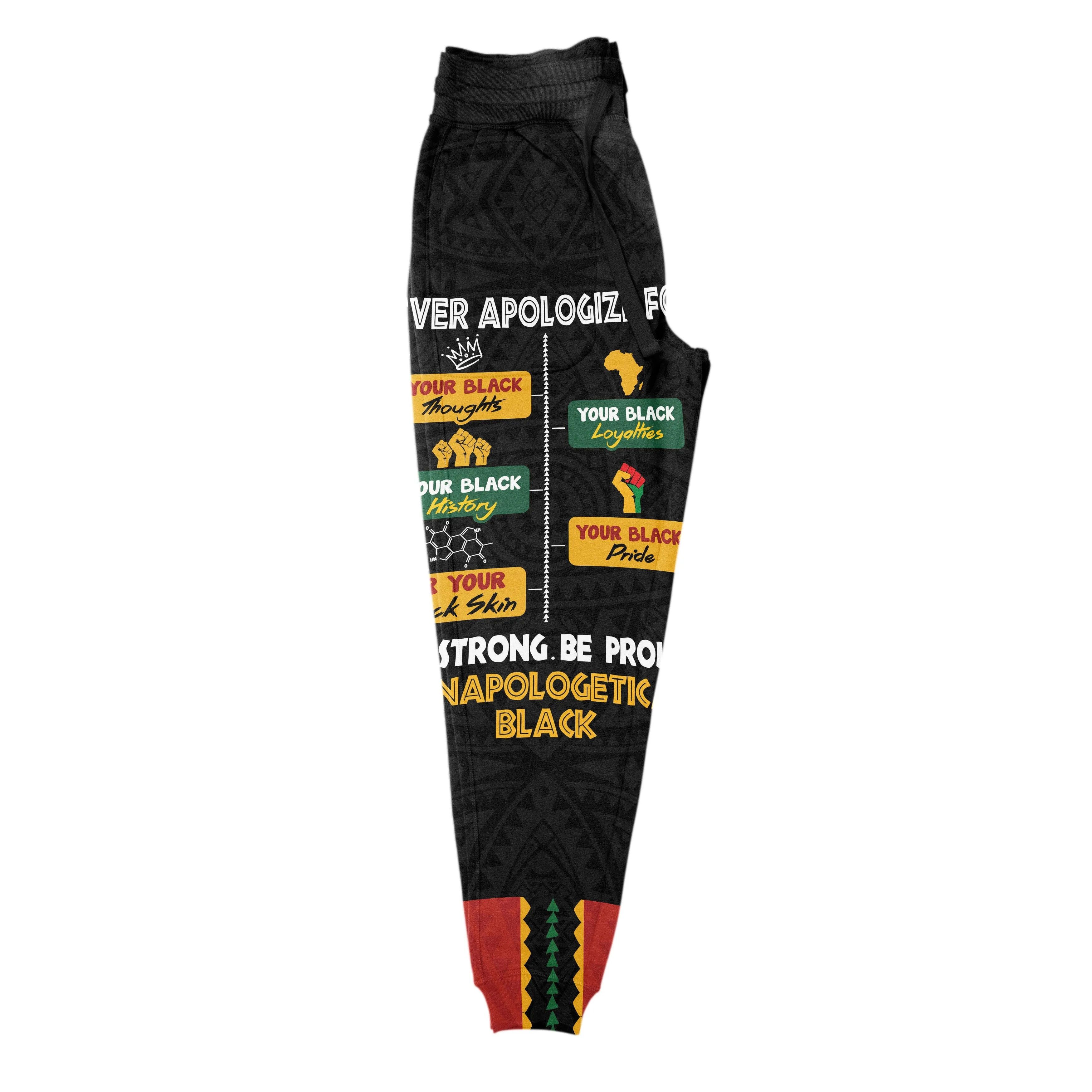 Never Apologize For Your Pride All-over Hoodie And Joggers Set