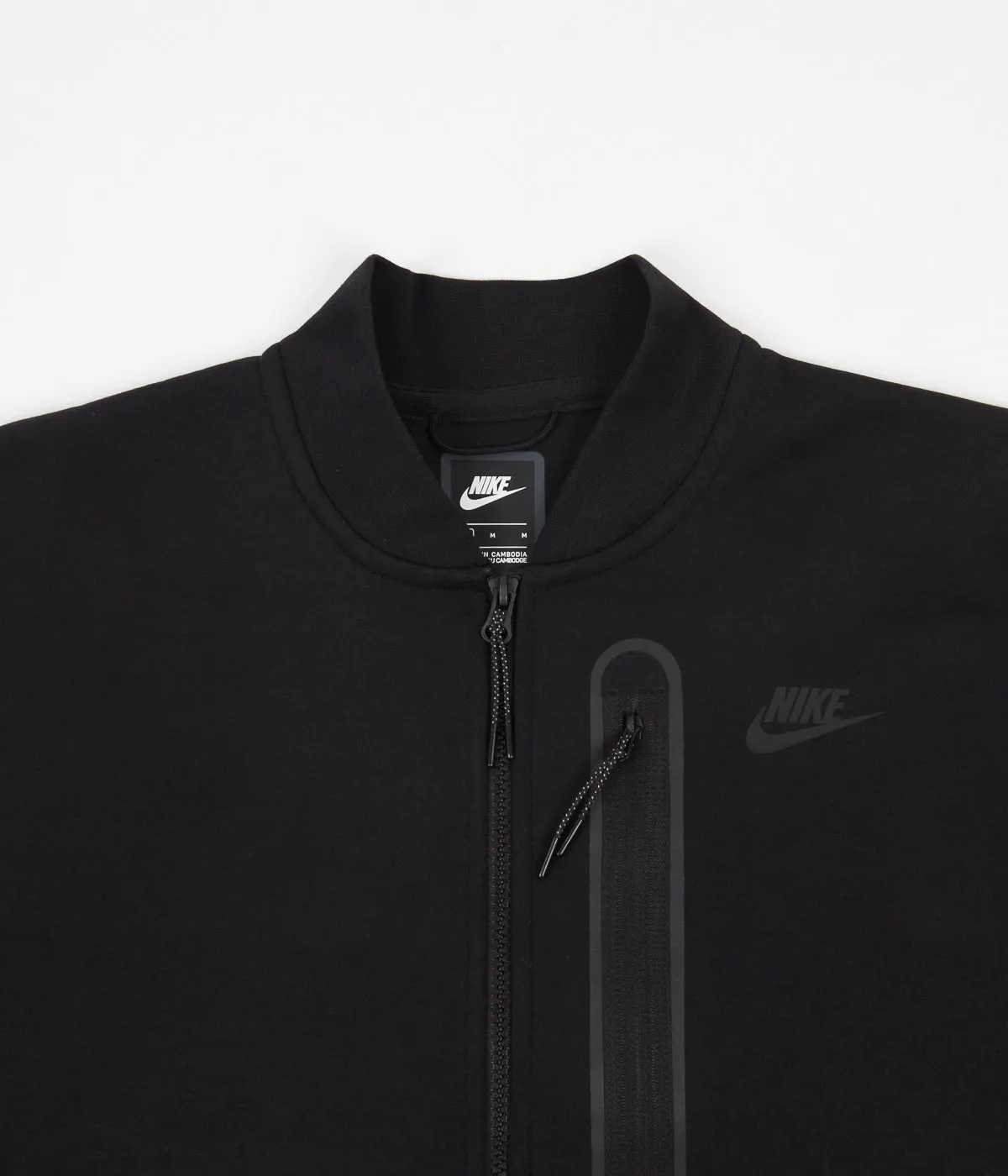 Nike Tech Fleece Bomber Jacket - Black / Black