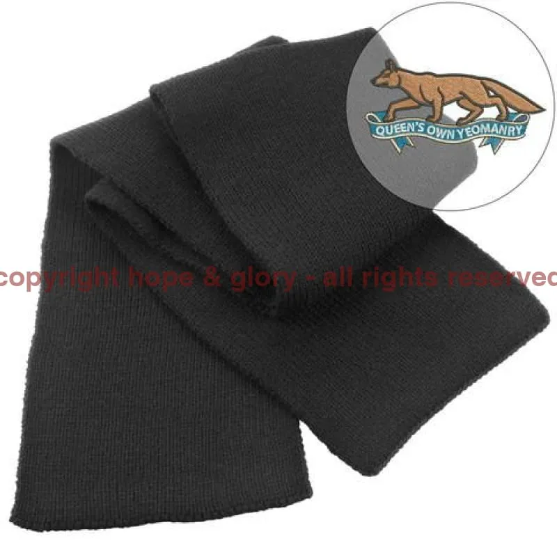 Queen's Own Yeomanry Heavy Knit Scarf