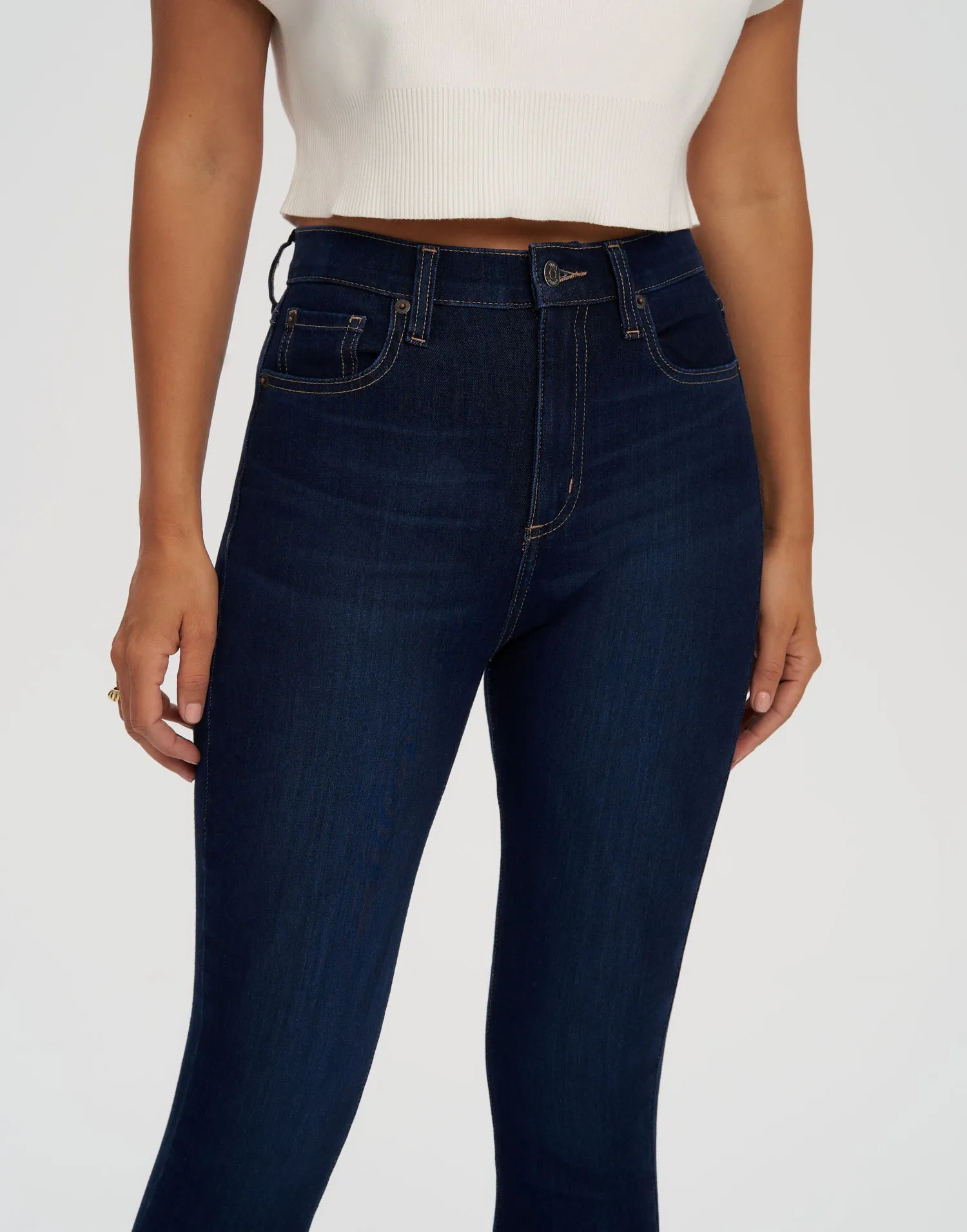 RACHEL SKINNY JEANS / 30" DARK INDIE