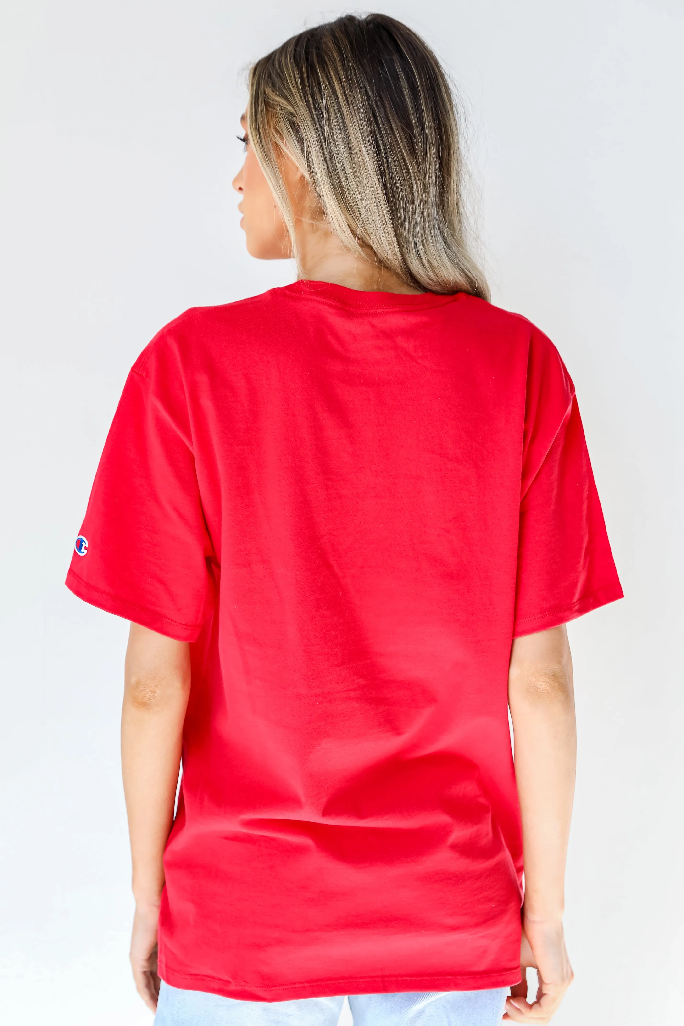 Red ATL Baseball Star Tee