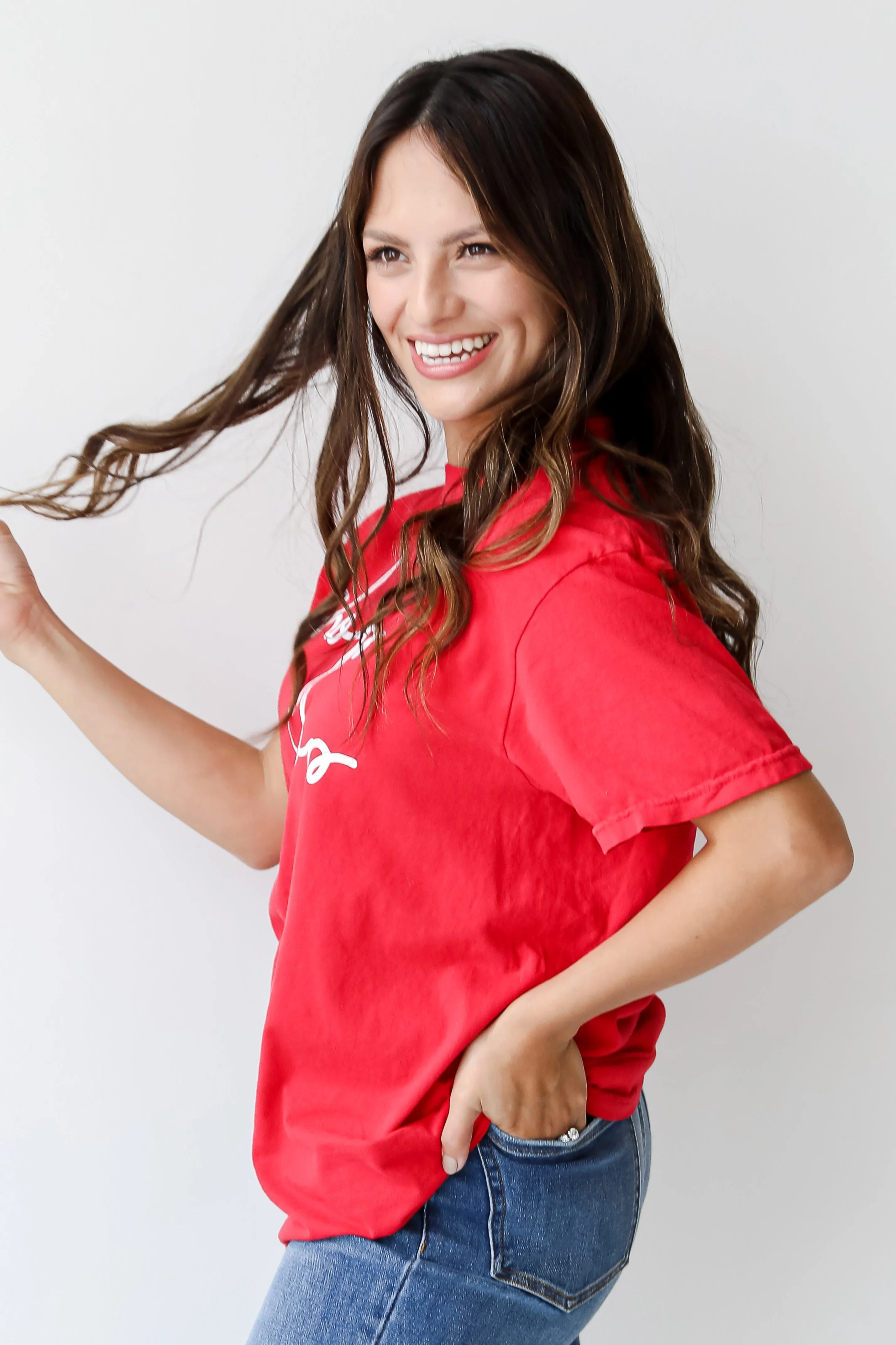 Red Chop Chop Graphic Tee
