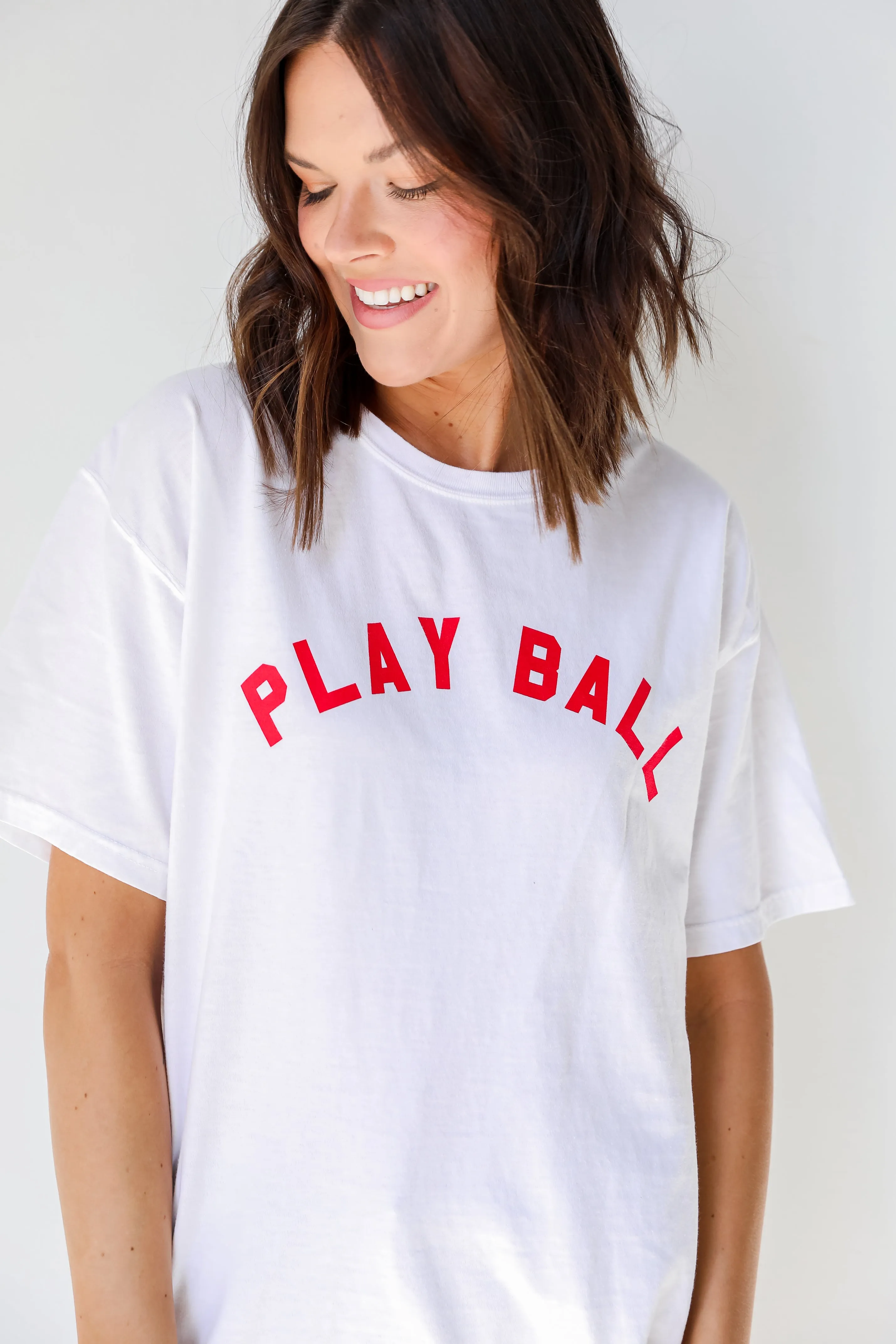 Red Play Ball Tee