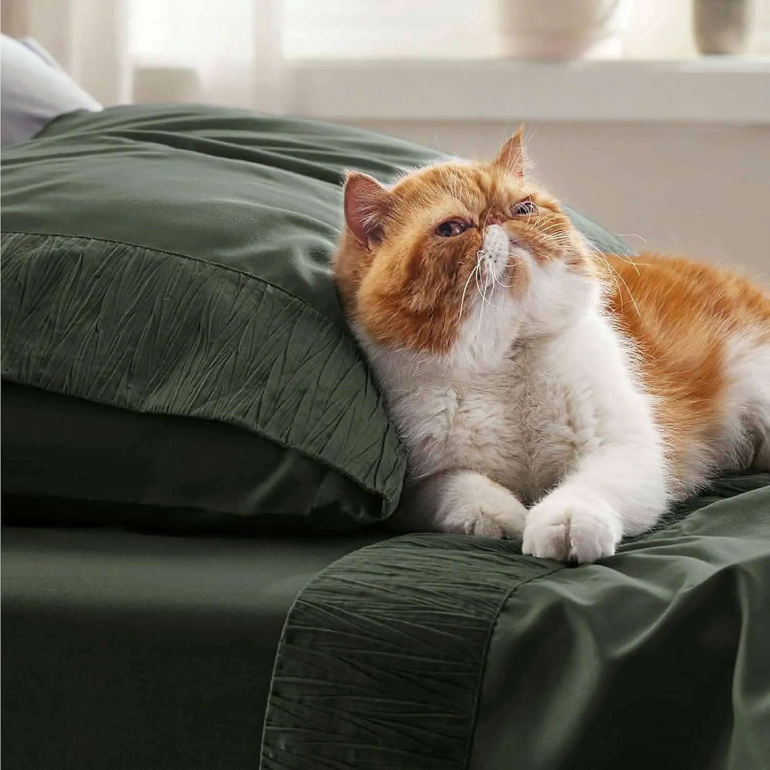 Ruched Sheet Set-1