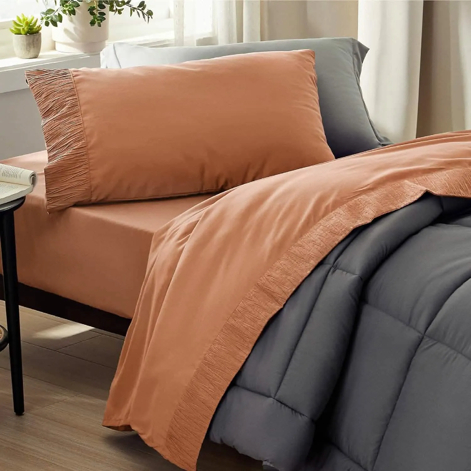 Ruched Sheet Set-1