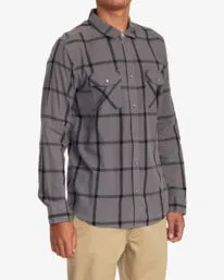 RVCA Neps Long Sleeve Shirt - Smoke