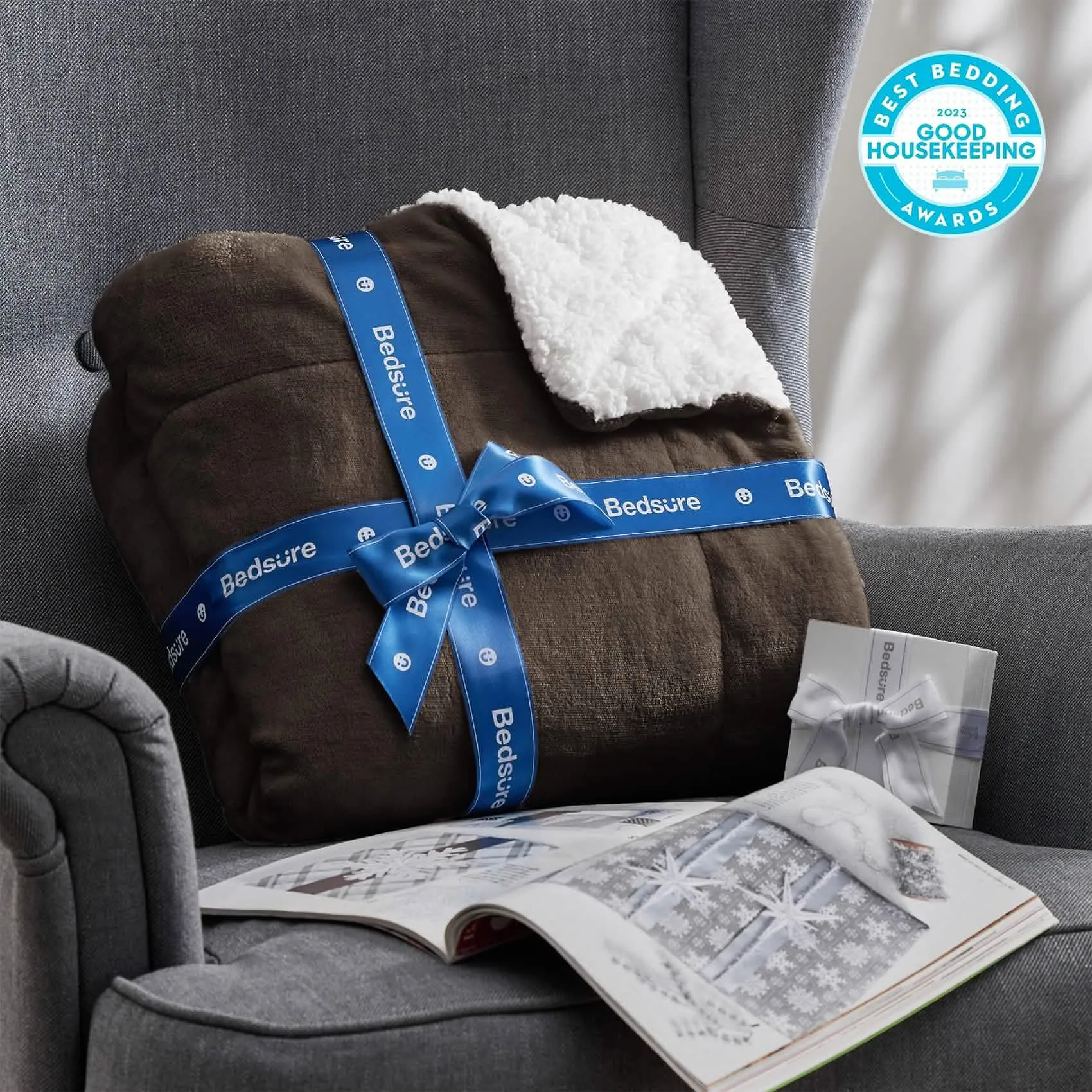 Sherpa and Fleece Reversible Blanket
