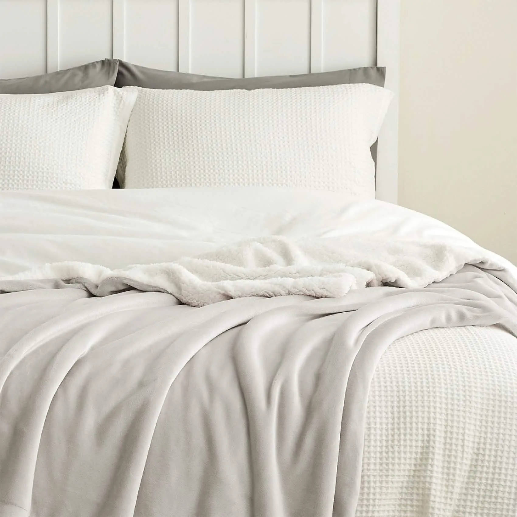 Sherpa and Fleece Reversible Blanket