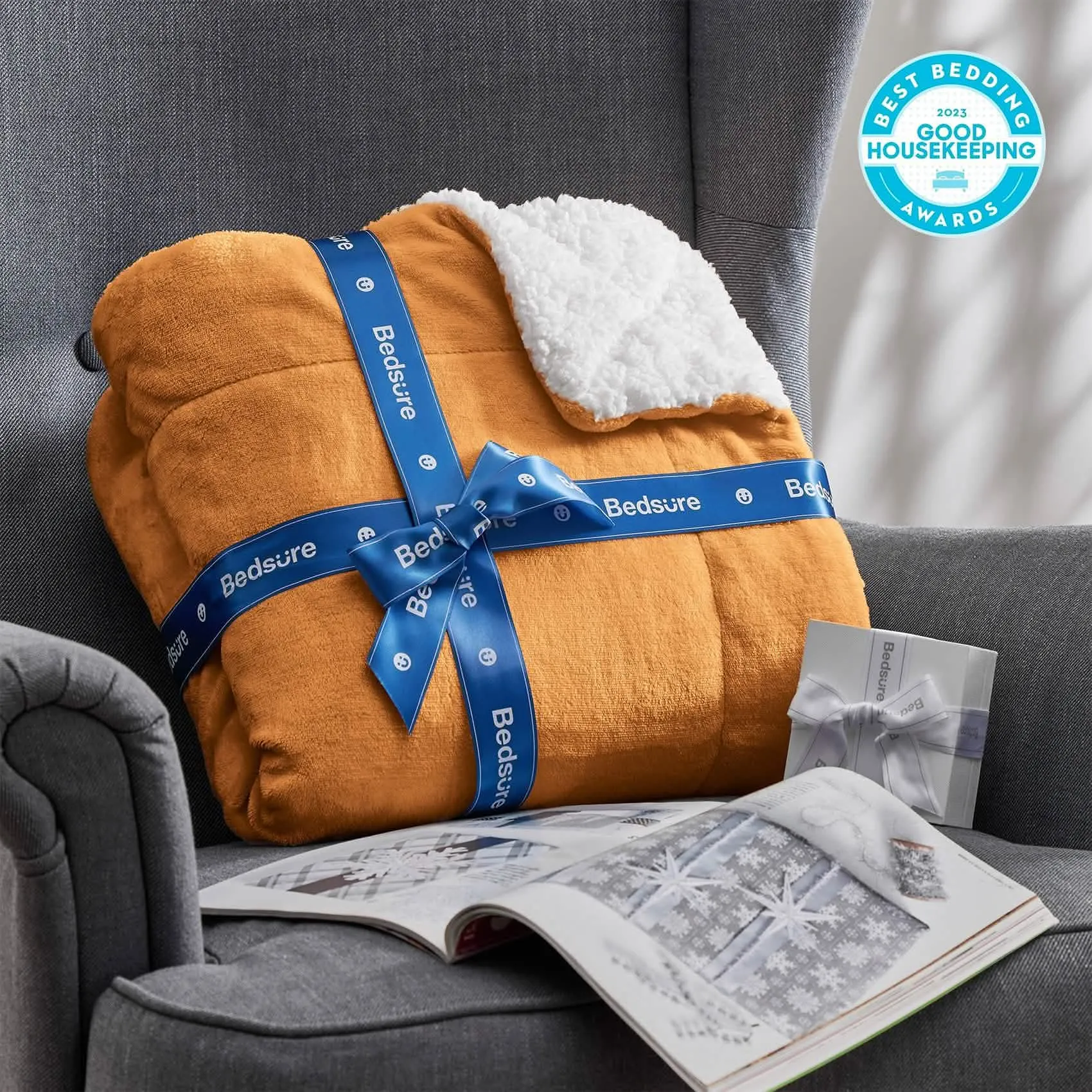 Sherpa and Fleece Reversible Blanket